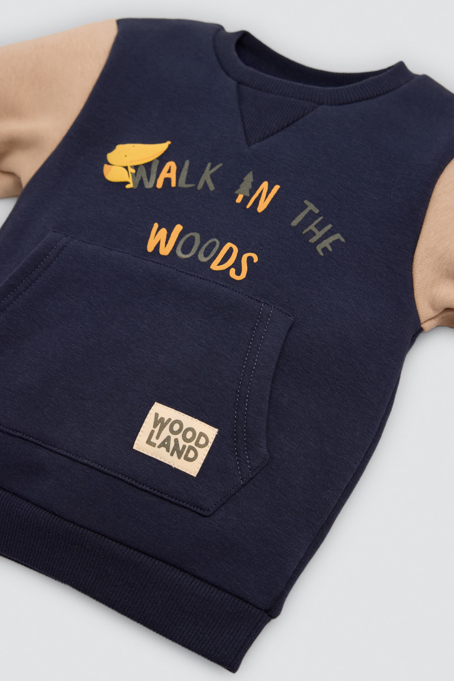 Conjunto chándal bebé estampado Walk in the wood - Ysabel Mora
