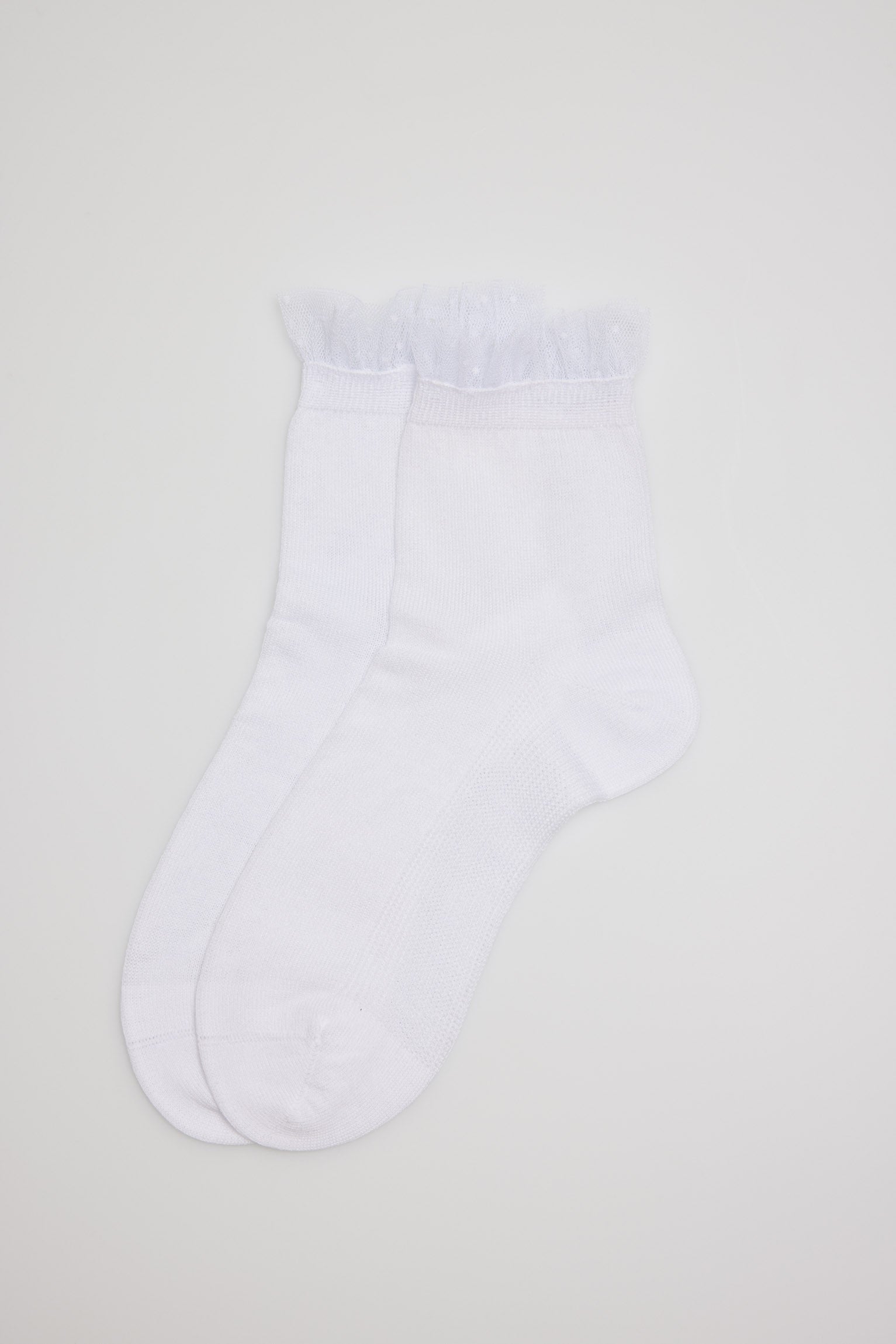 Chaussettes de cérémonie manchette enfant détails blancs