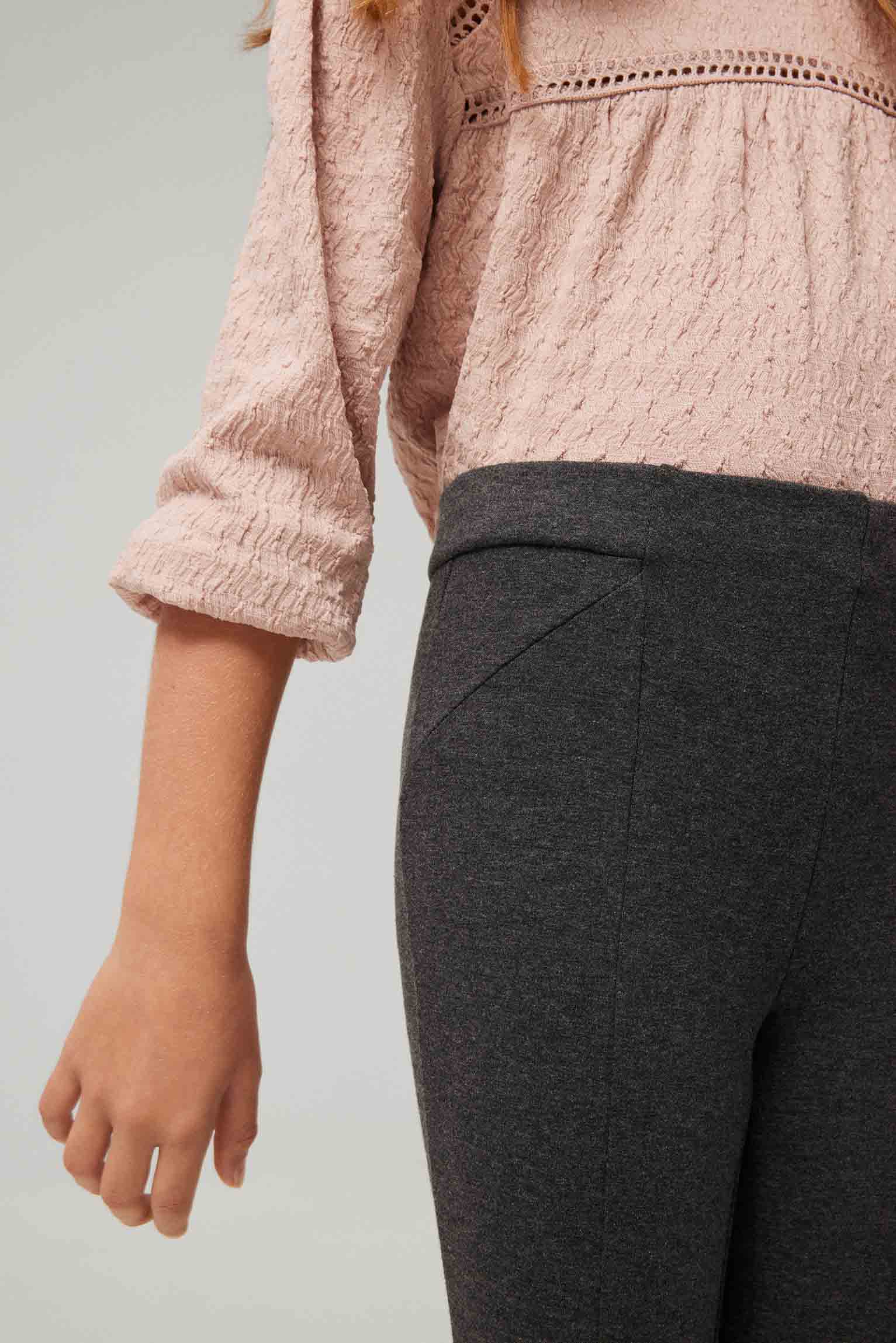 Legging thermique enfant avec étriers marengo