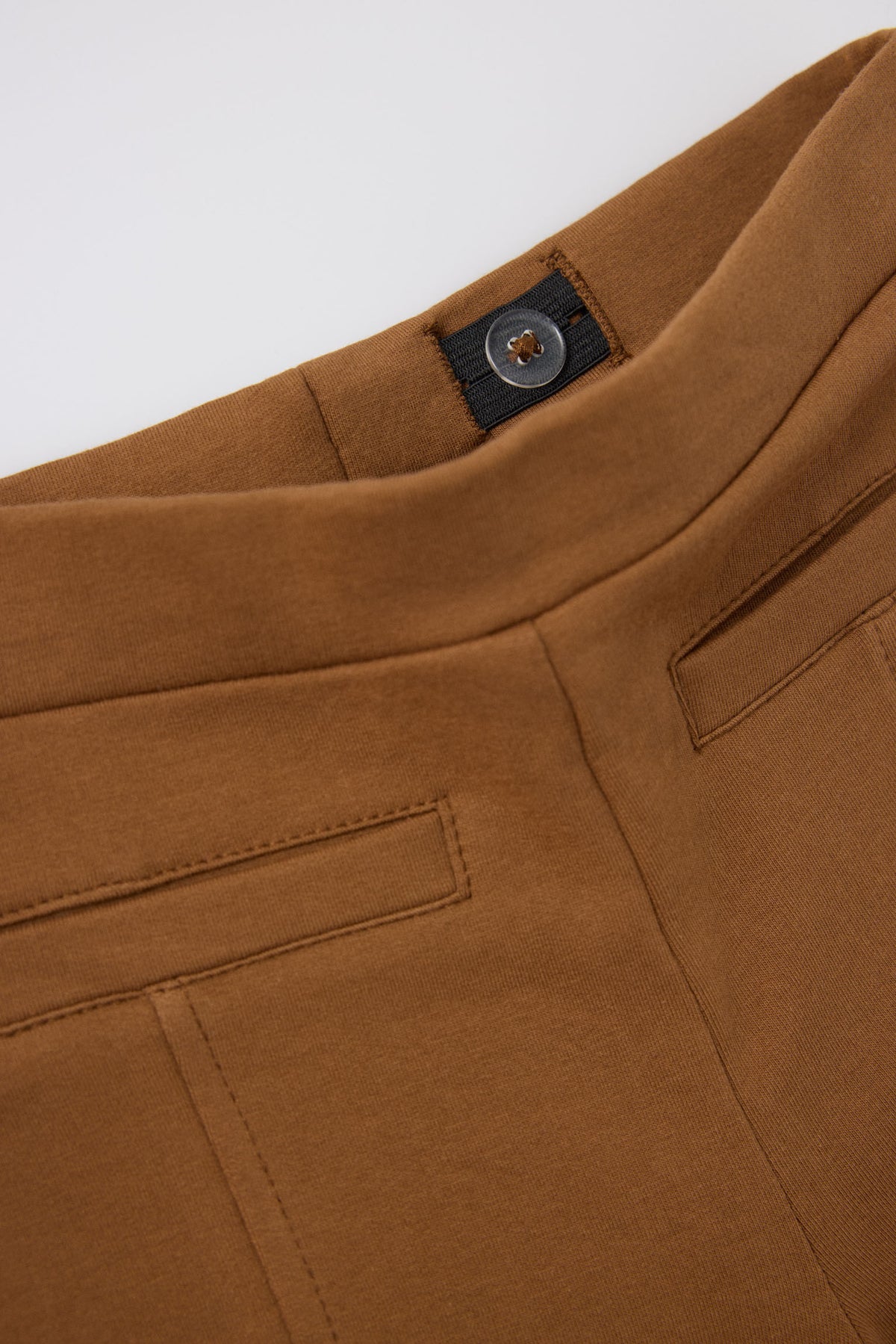 THERMIQUE Legging fille marron skinny molletonné