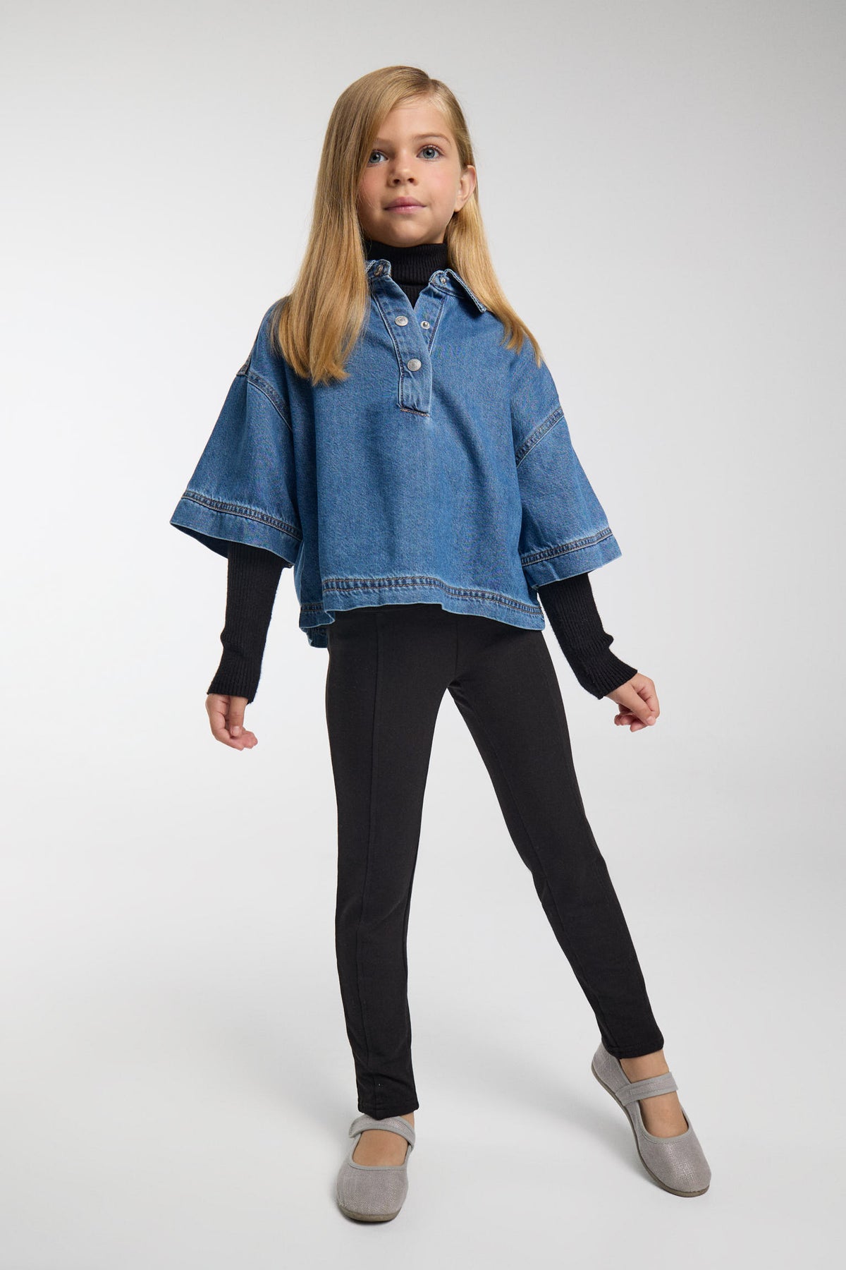 THERMIQUE Legging fille noir skinny molletonné