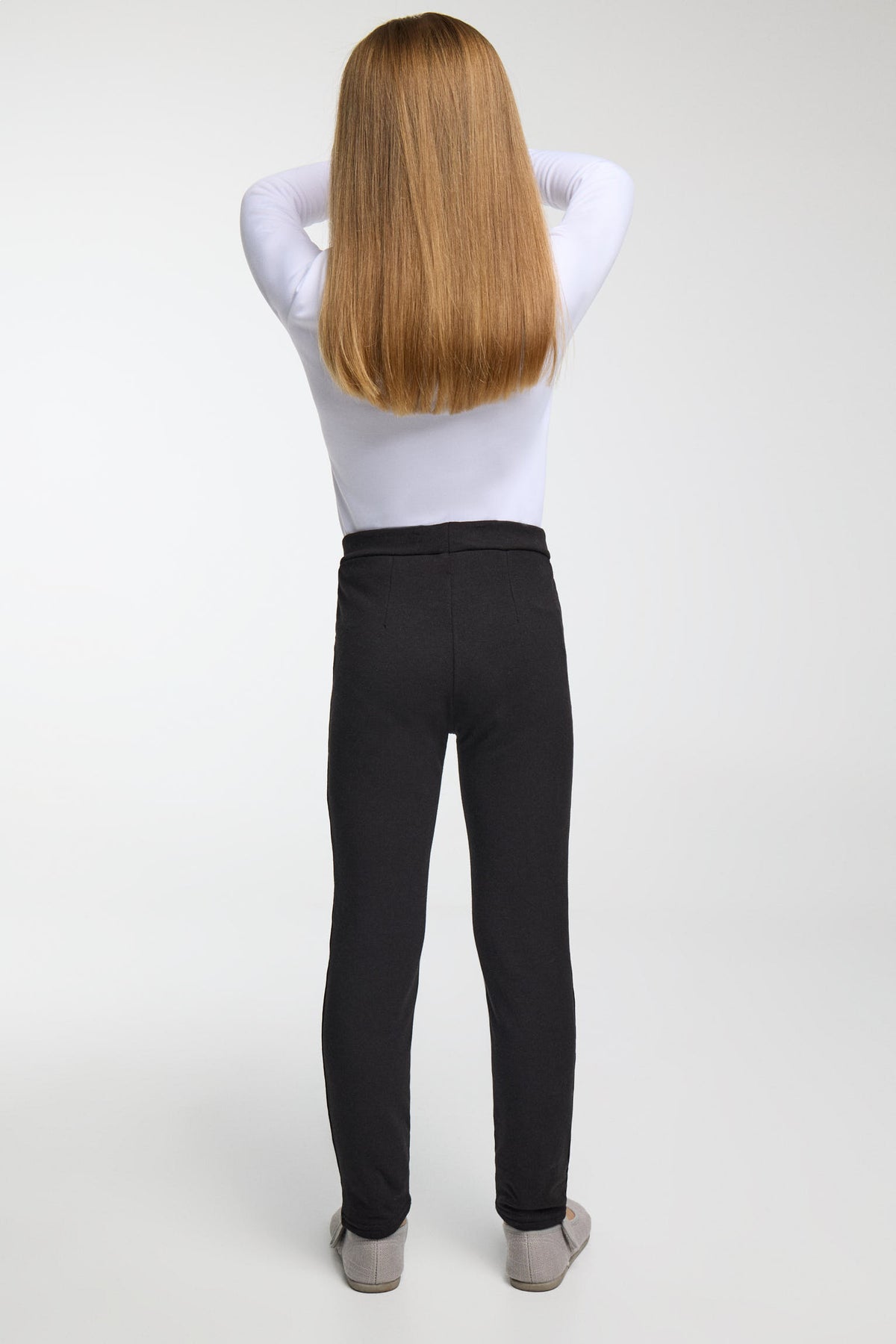 THERMIQUE Legging fille noir skinny molletonné