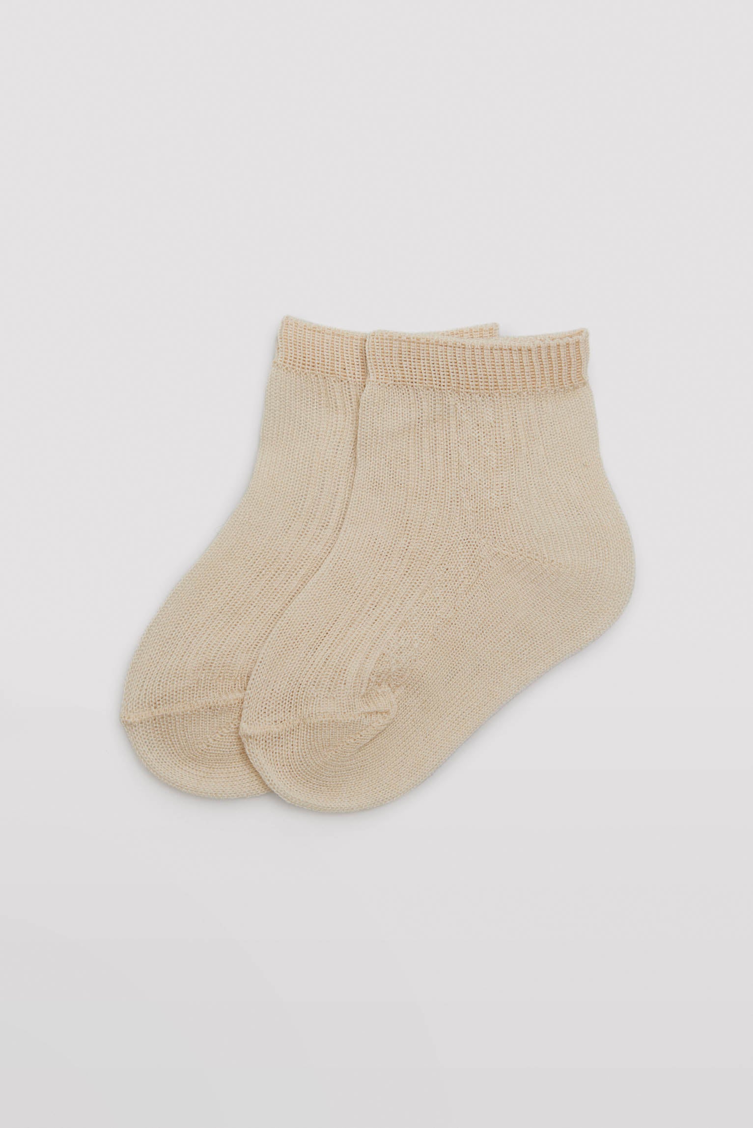 Chaussettes de cérémonie classiques beiges pour enfants