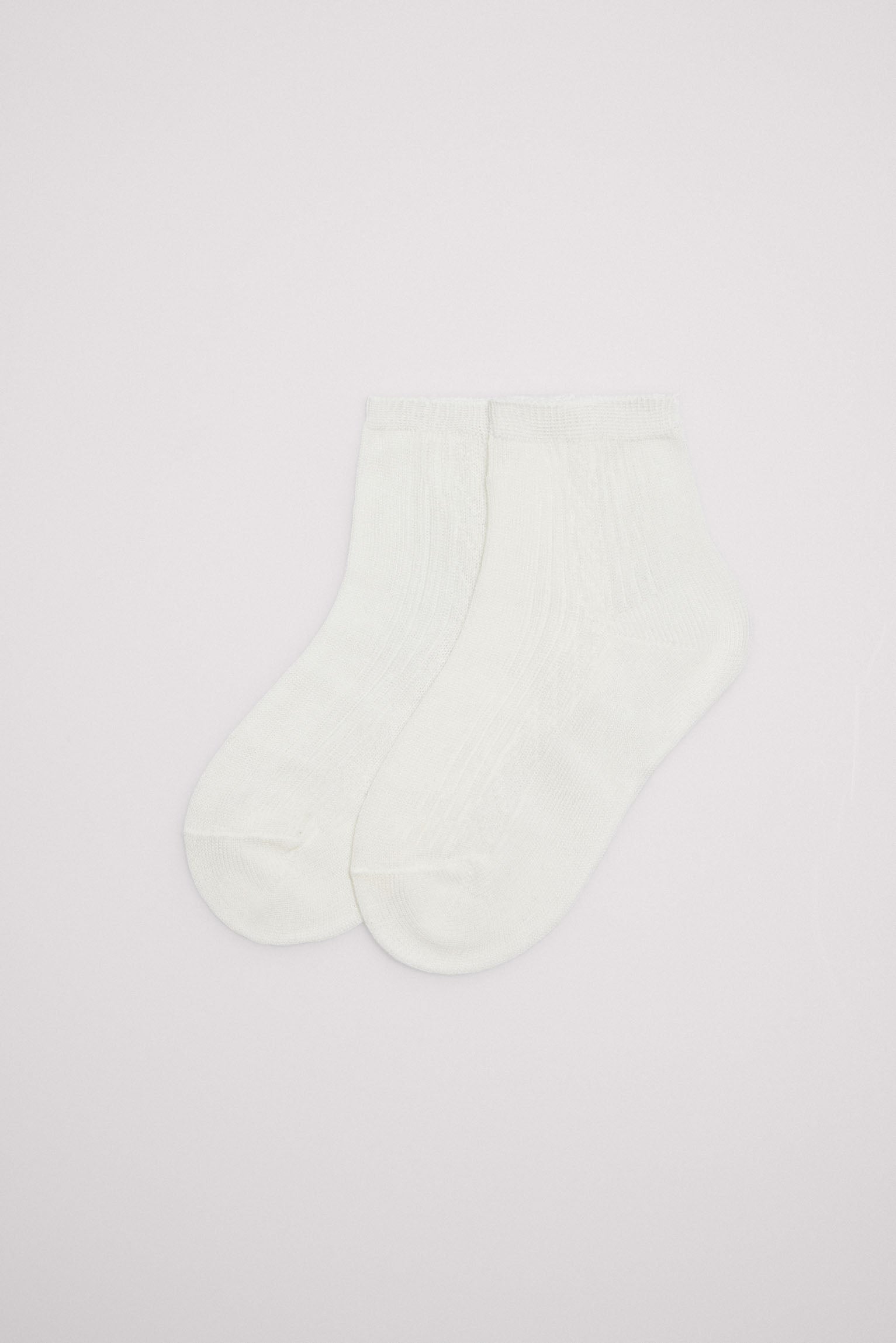 Chaussettes de cérémonie classiques ivoire pour enfants