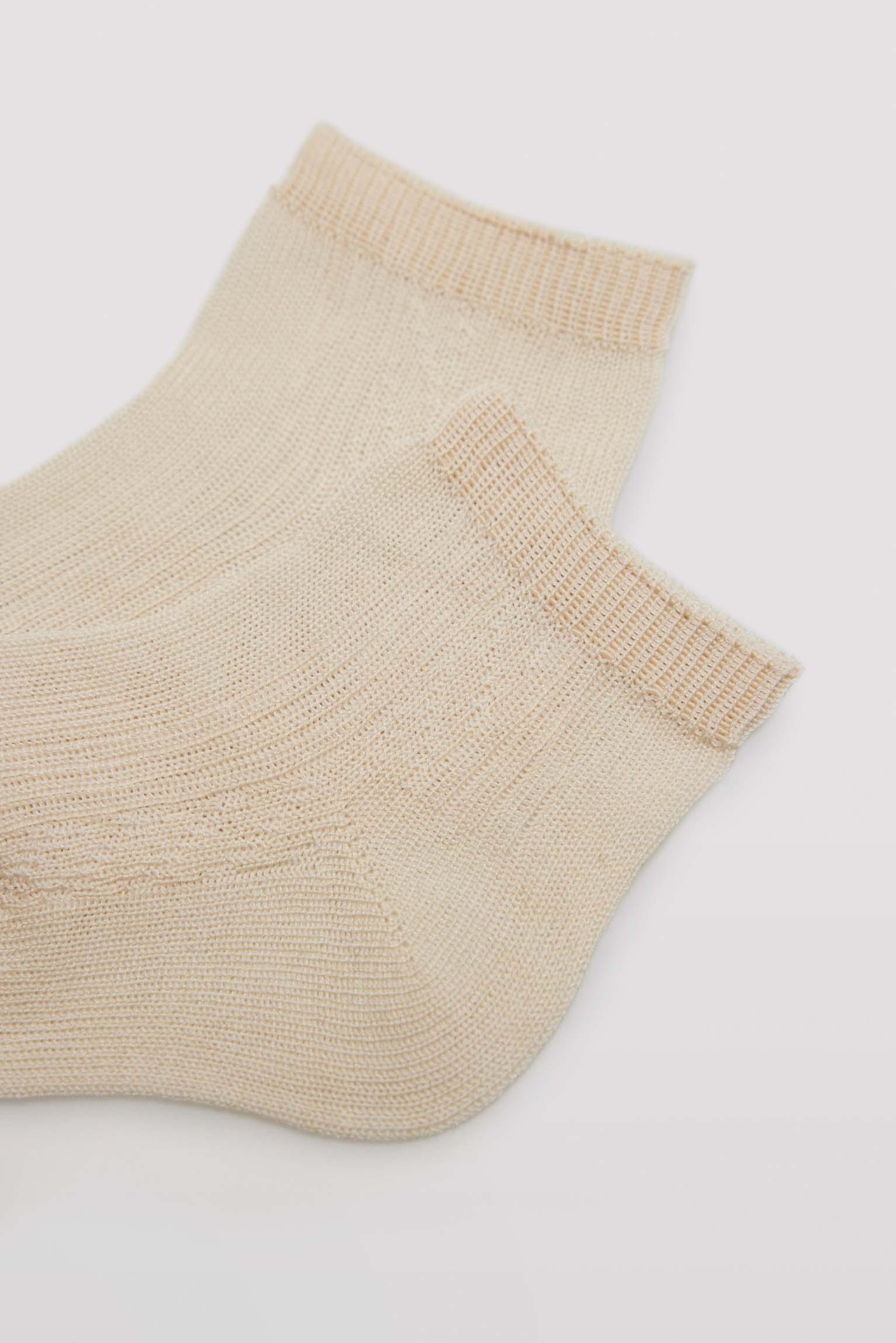 Chaussettes de cérémonie classiques beiges pour enfants