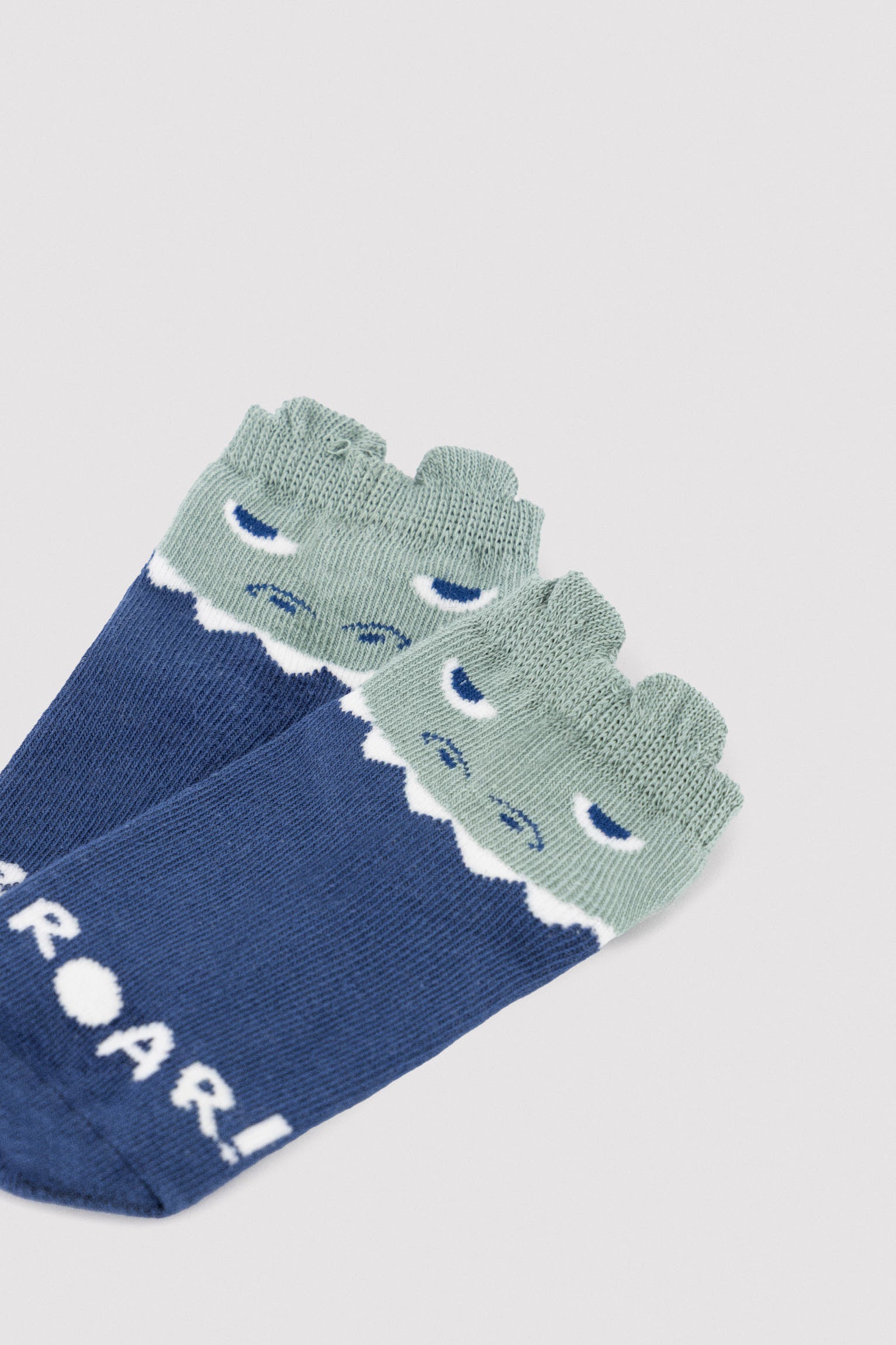 Pack 3 calcetines tobilleros infantiles estampados Roar - Ysabel Mora
