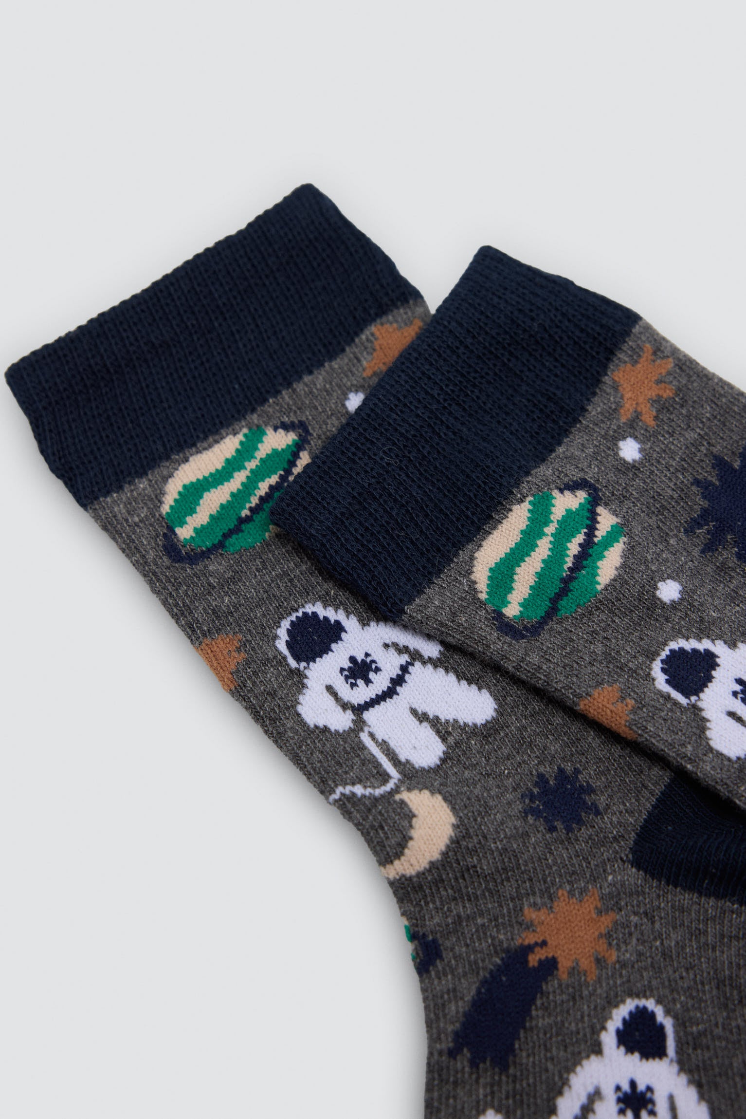Lot de 4 chaussettes imprimé astronautes