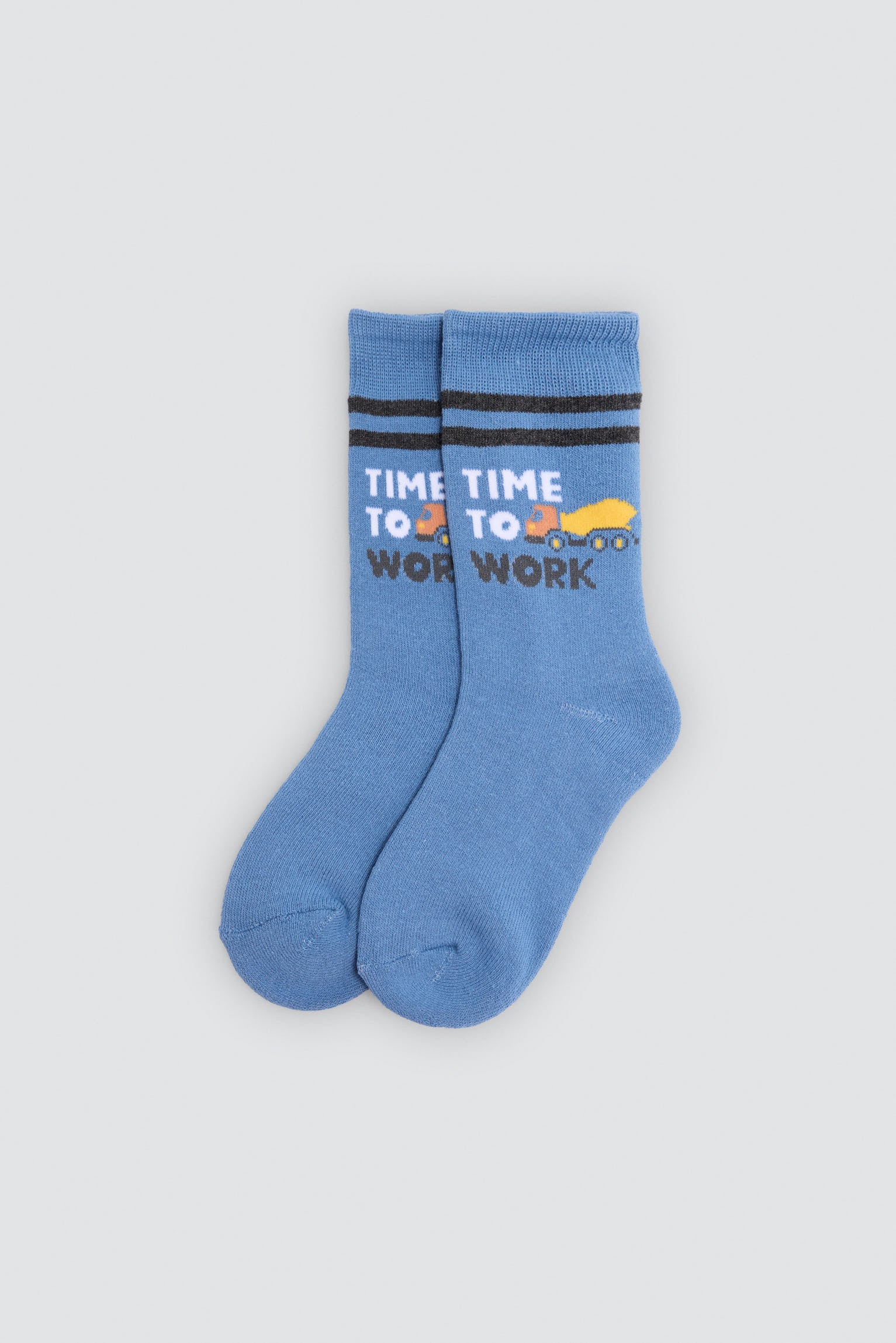 Lot de 3 chaussettes thermiques garçon imprimé outils et panneaux