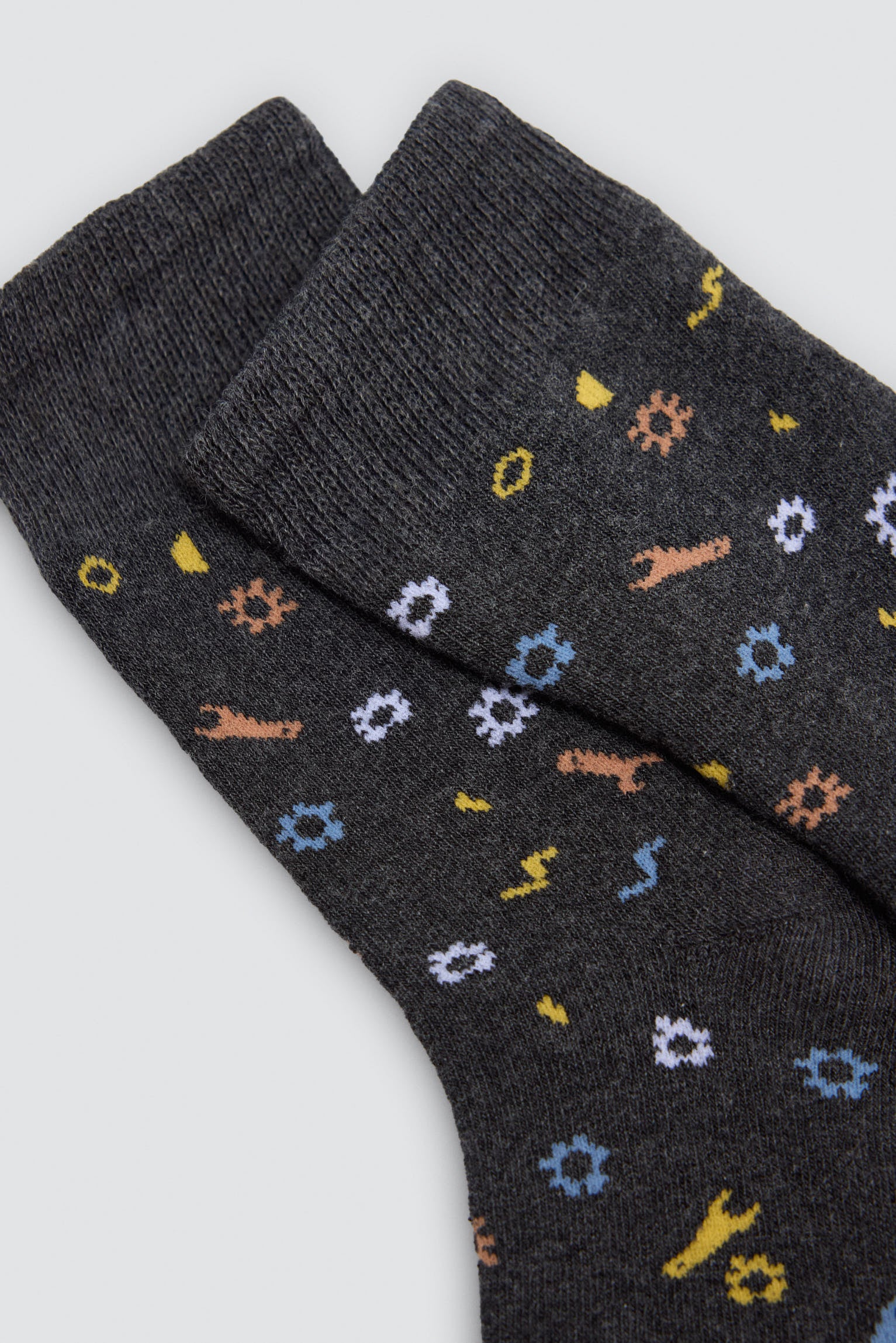 Lot de 3 chaussettes thermiques garçon imprimé outils et panneaux