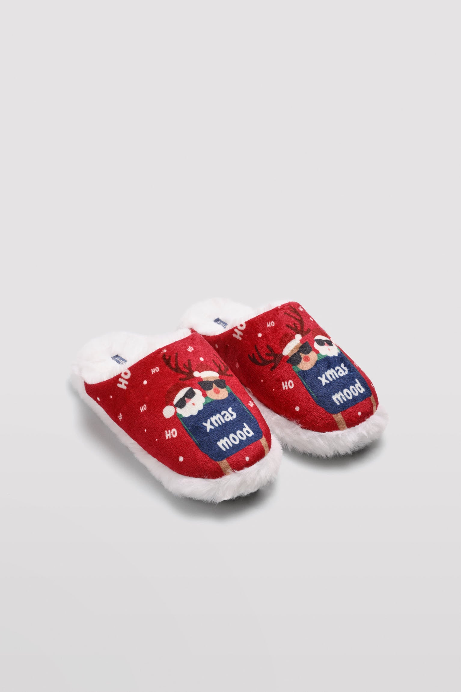 44041-2-zapatillas-casa-navidad-kids-ysabel-mora - Rojo