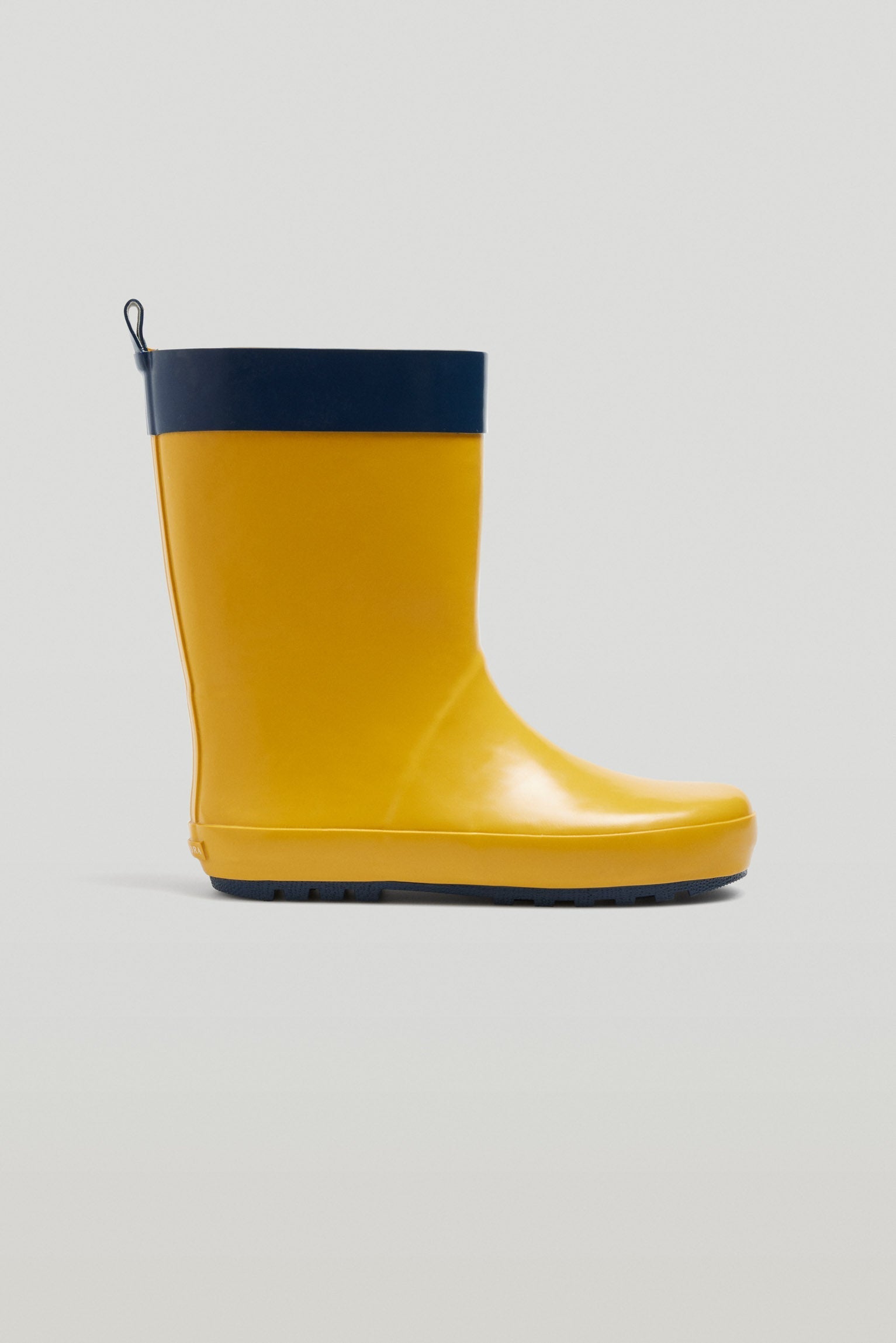 Bottes en caoutchouc jaunes unies