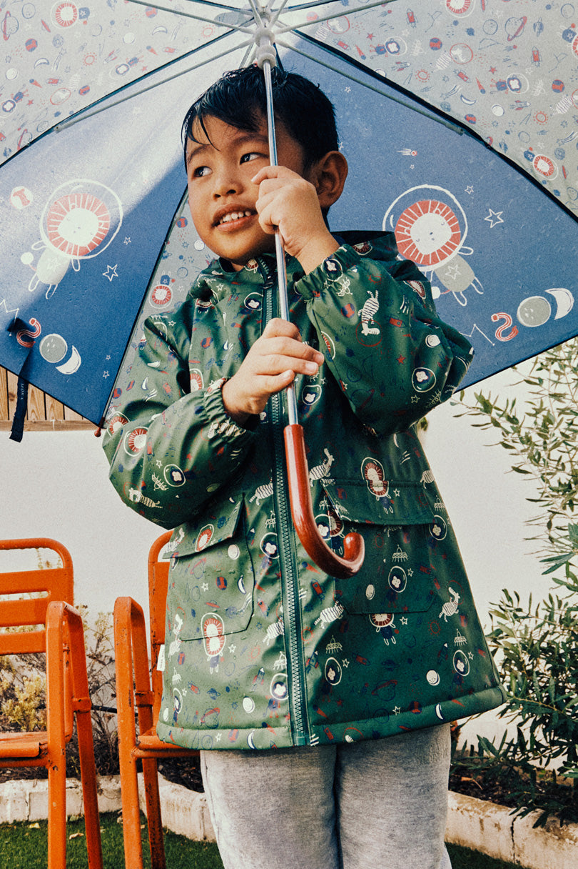 Imperméable enfant Cosmos avec doublure polaire