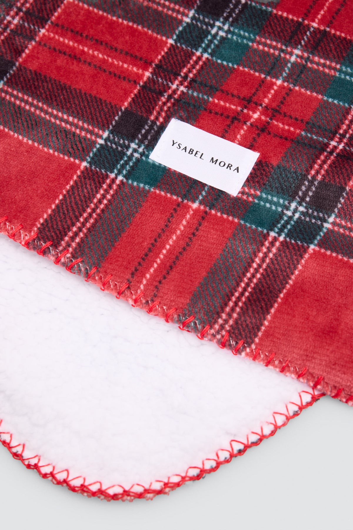 Plaid de Noël à carreaux