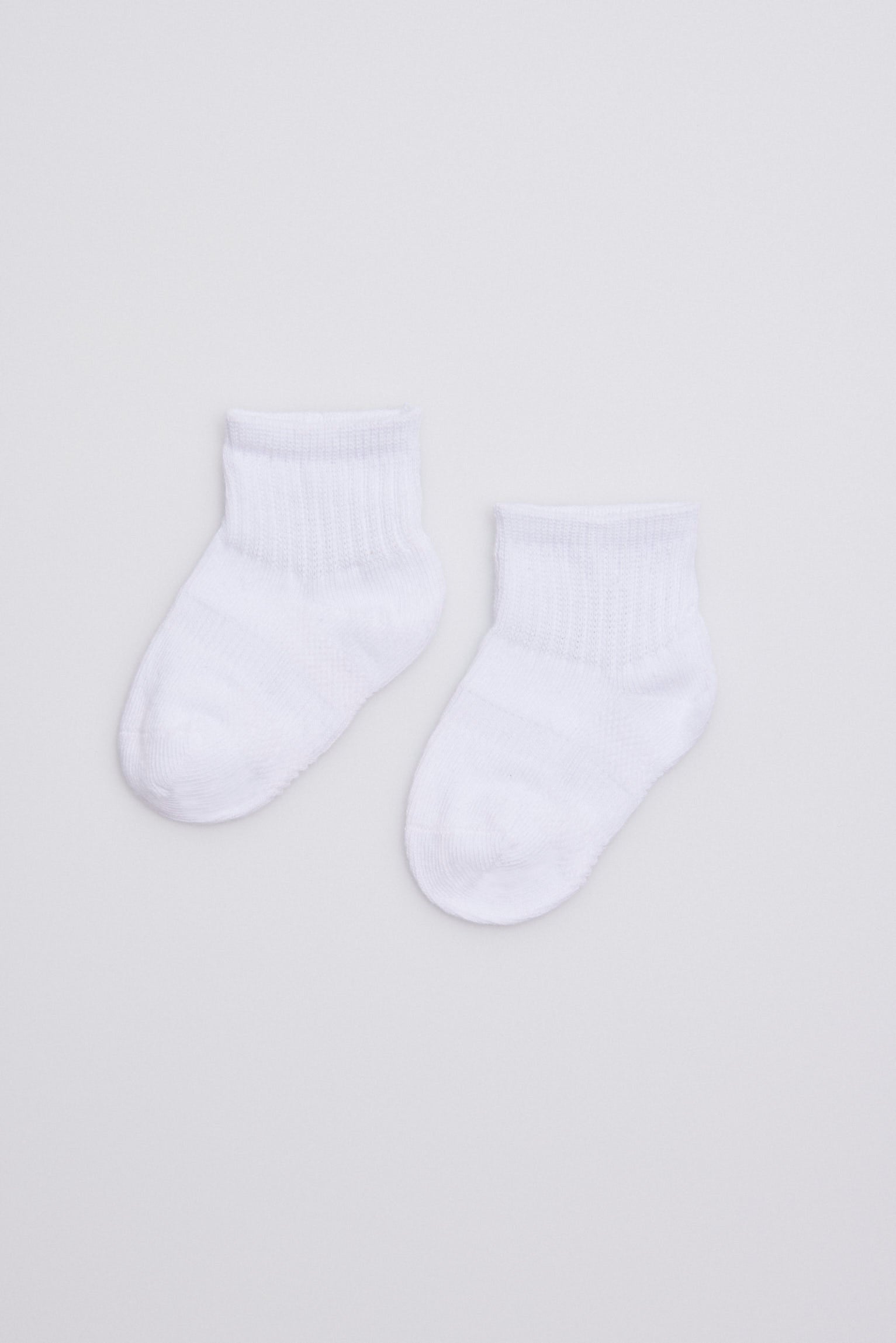 Lot de 3 chaussettes bébé respirantes style sport blanches