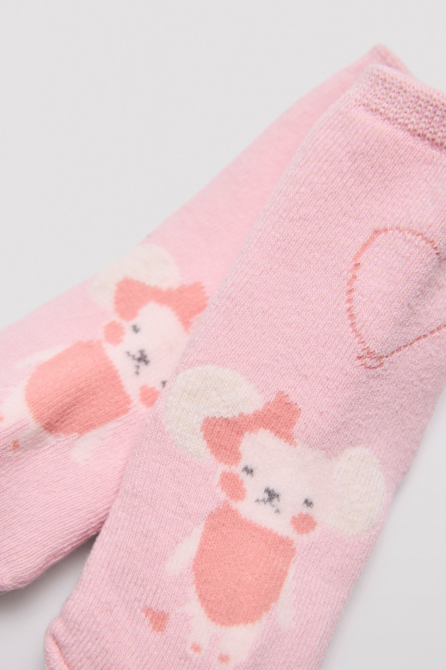 Pack de 4 chaussettes thermiques antidérapantes bébé imprimés souris