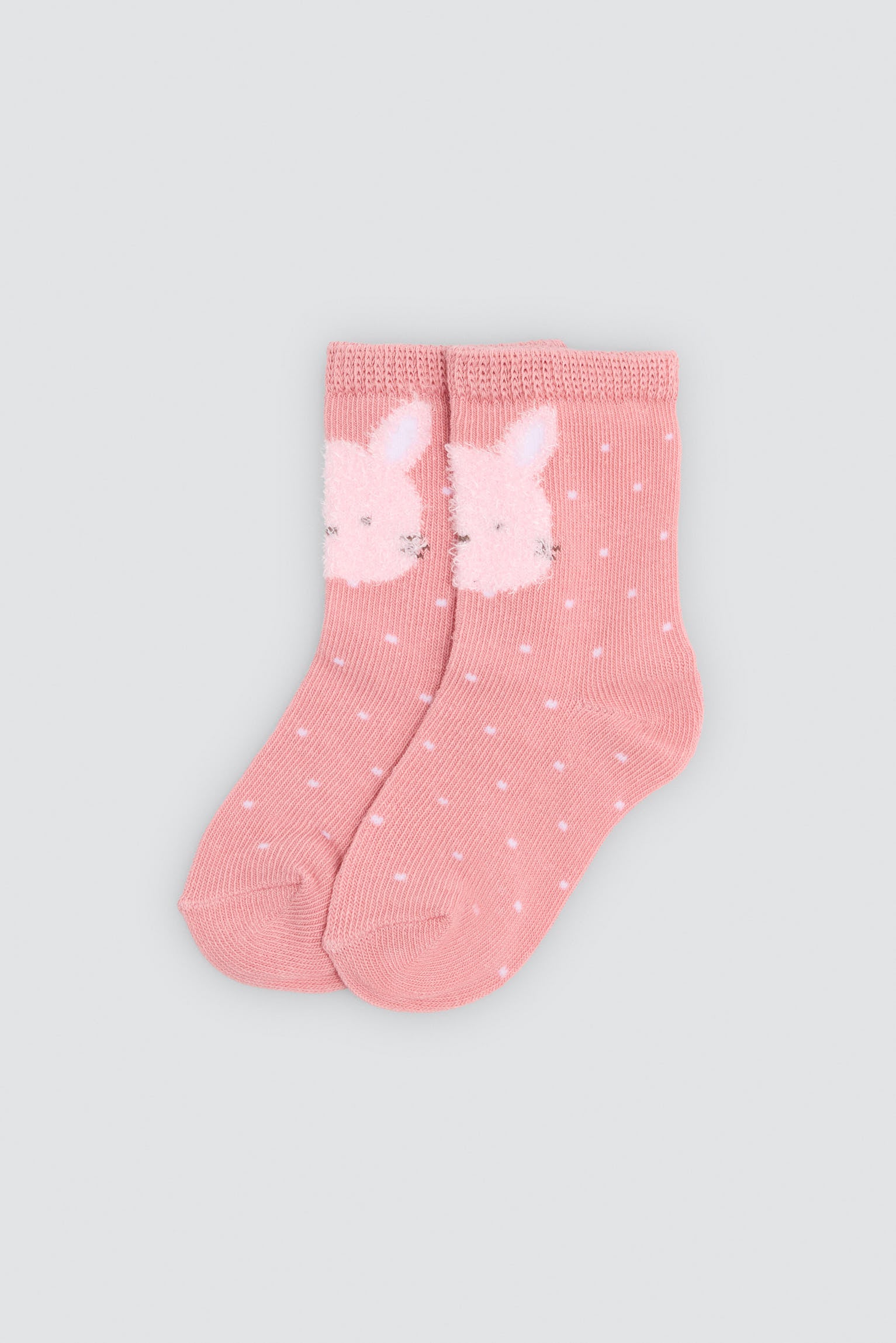 Lot de 4 chaussettes bébé imprimé lapins amusants