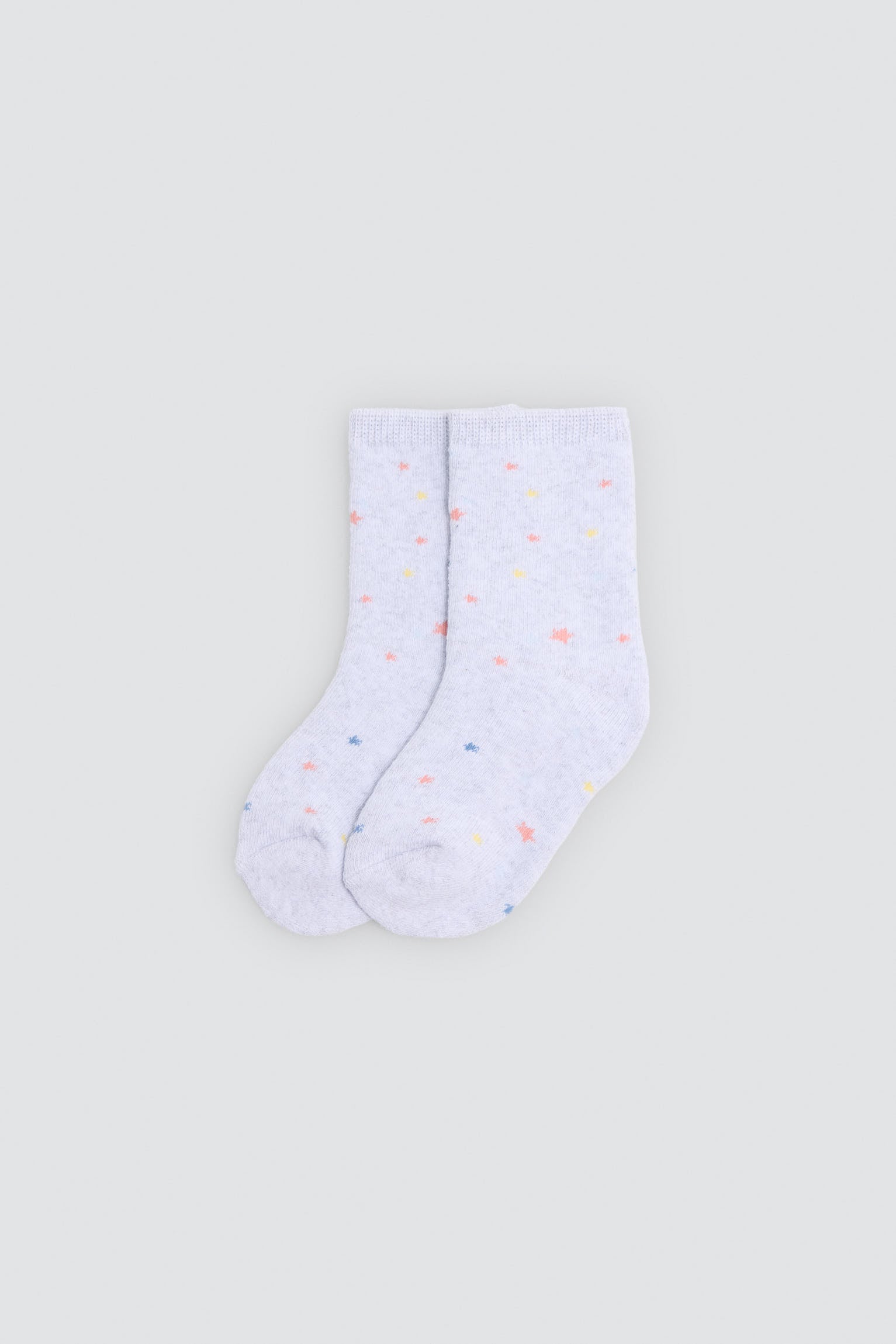 Lot de 4 chaussettes thermiques bébé imprimé lunes et étoiles