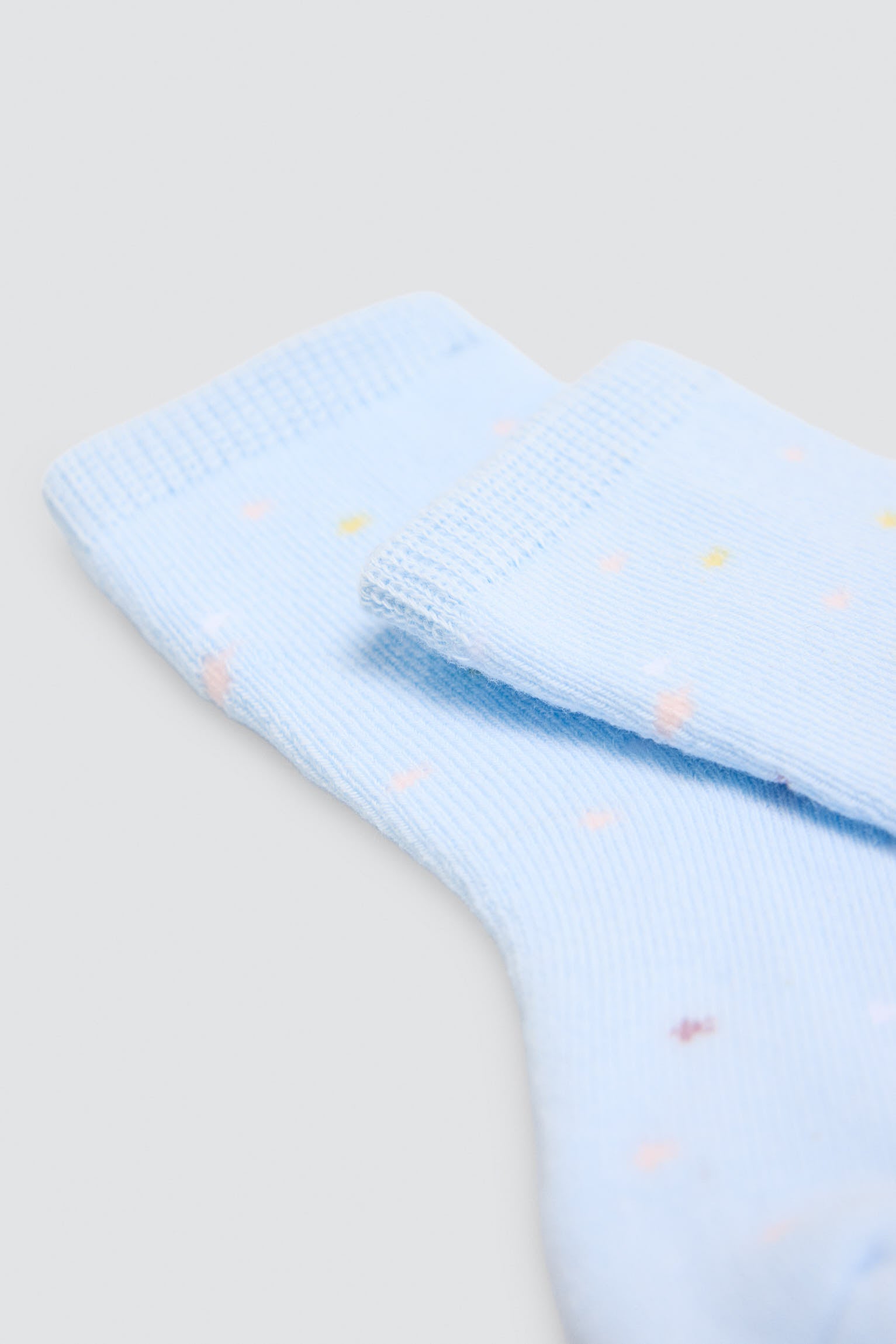 Lot de 4 chaussettes thermiques bébé imprimé lunes et étoiles