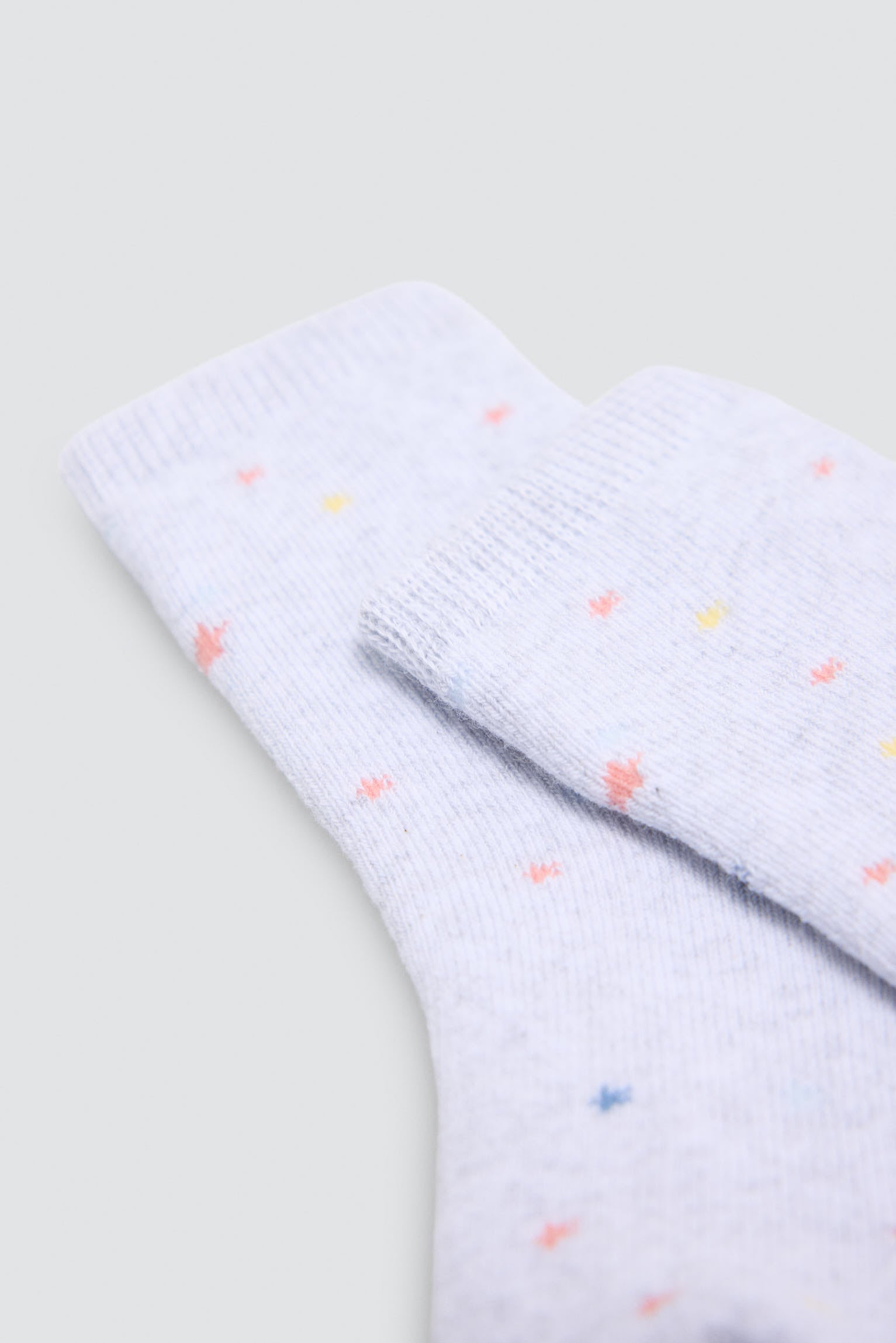 Lot de 4 chaussettes thermiques bébé imprimé lunes et étoiles