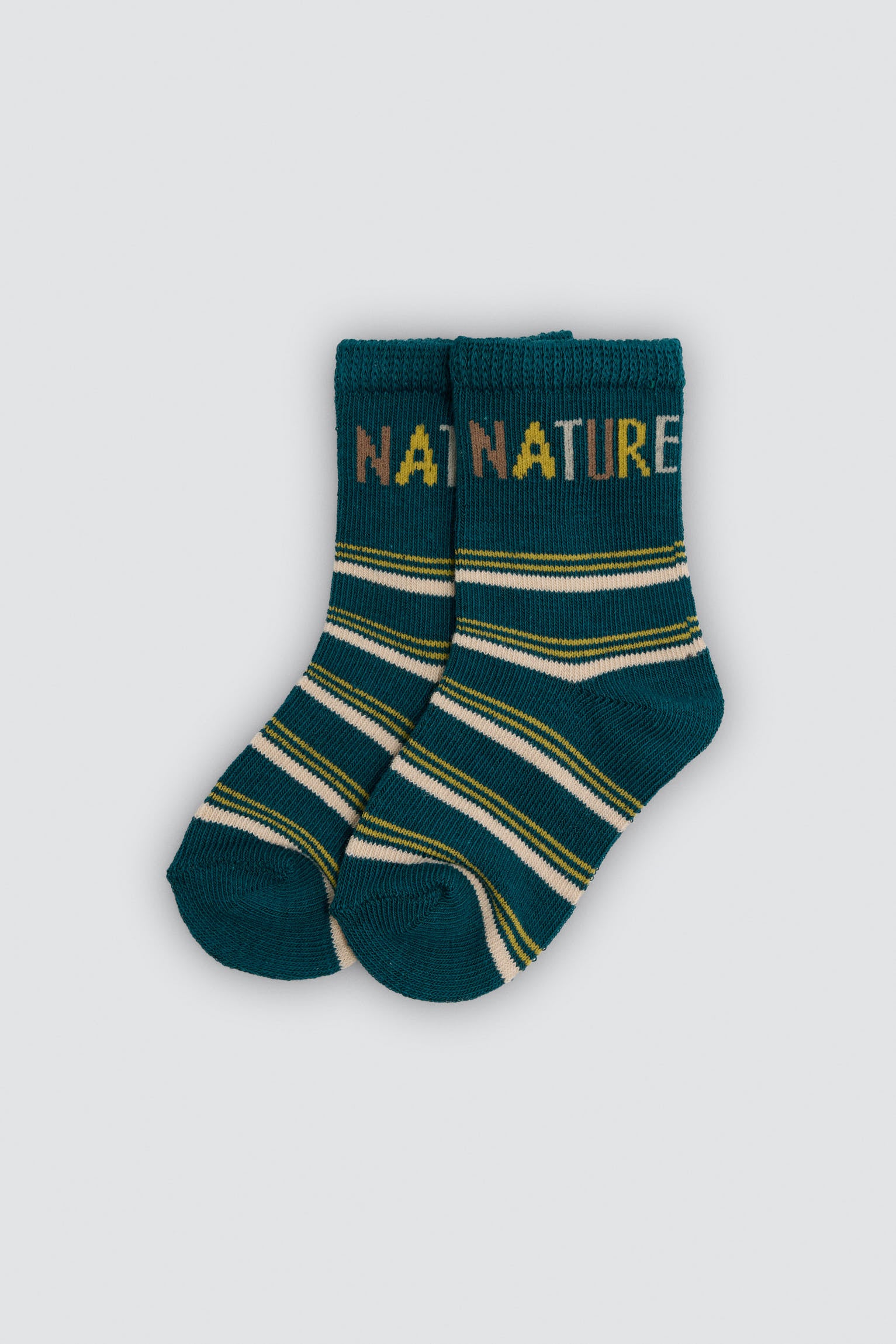 Lot de 4 chaussettes bébé imprimé nature