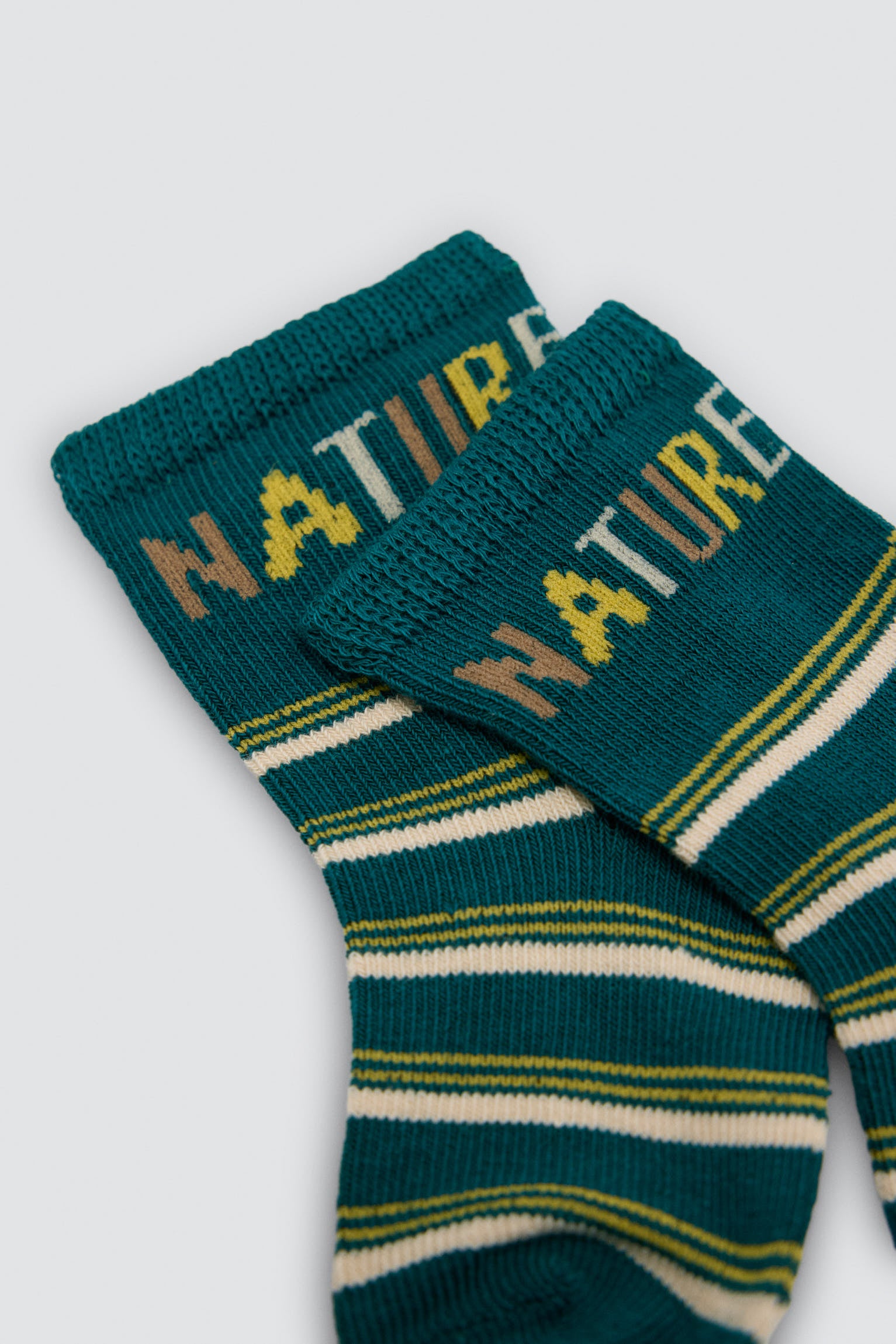 Lot de 4 chaussettes bébé imprimé nature