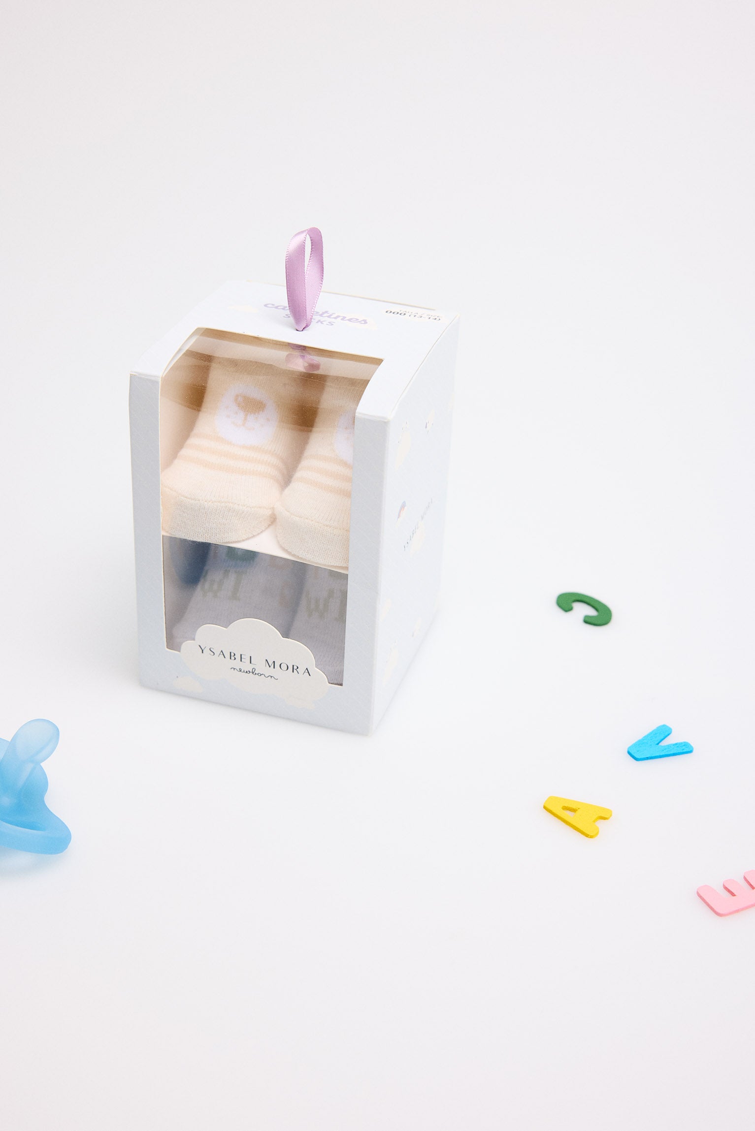 Lot de 4 chaussettes pour nouveau-né