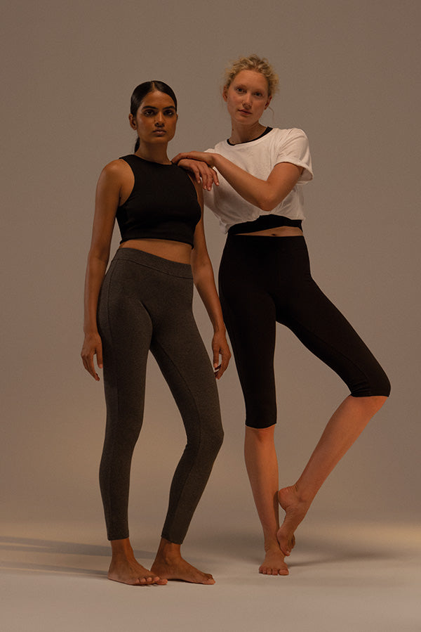 Leggings en coton, longs et courts Collection de base