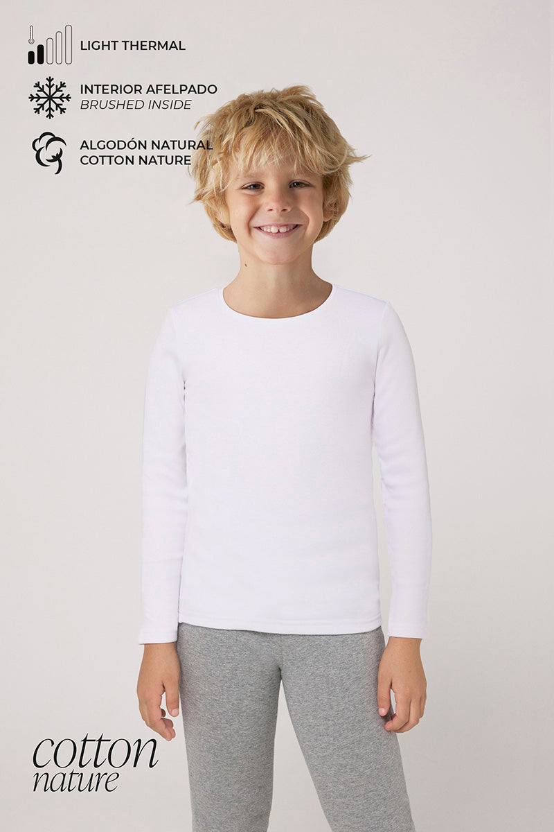 T-shirt chaud à manches longues pour enfants