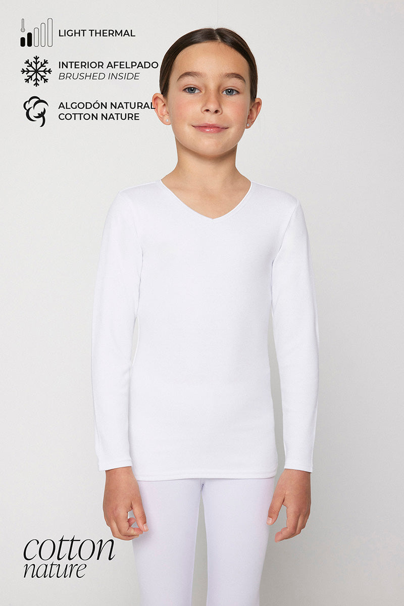 T-shirt chaud à manches longues pour enfants