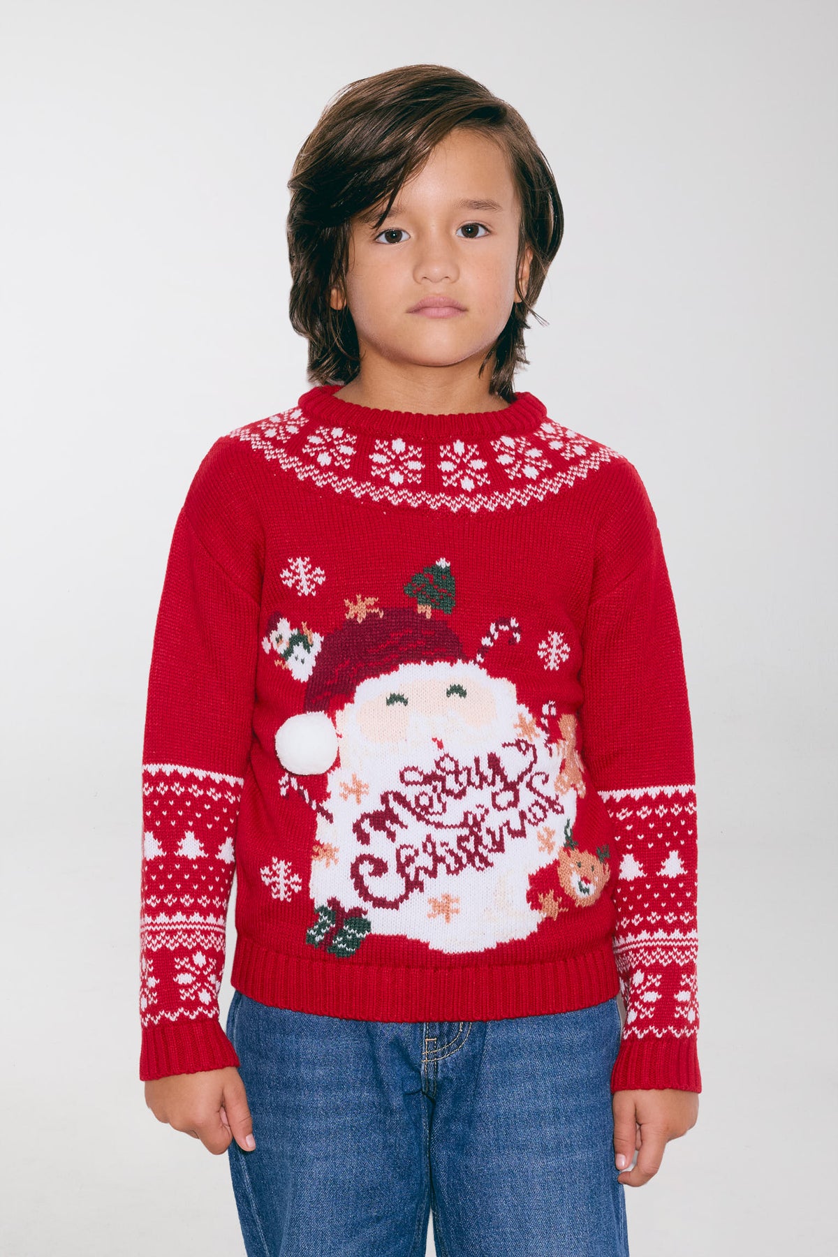 Jersey infantil navidad dibujo Papá Noel