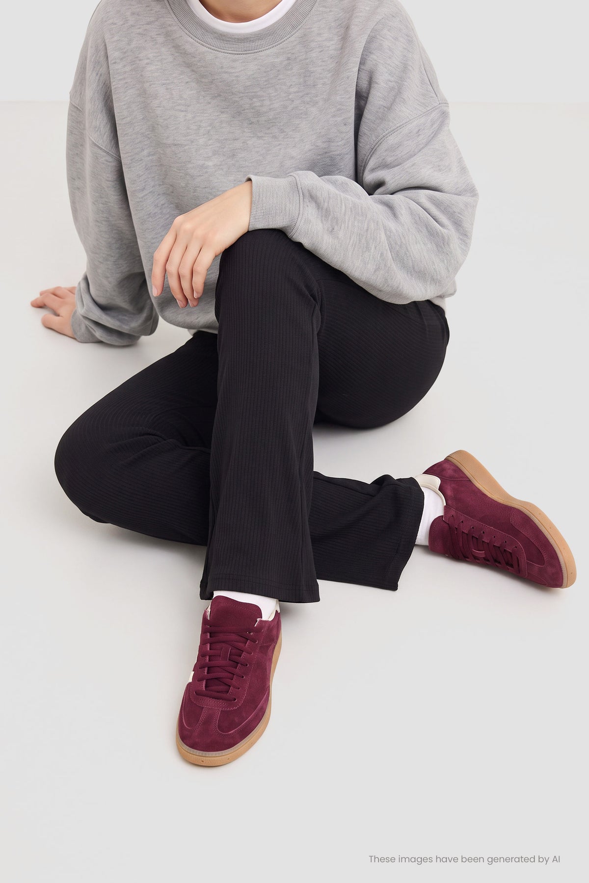 ULTRA THERMIQUE legging évasé effet velours côtelé noir