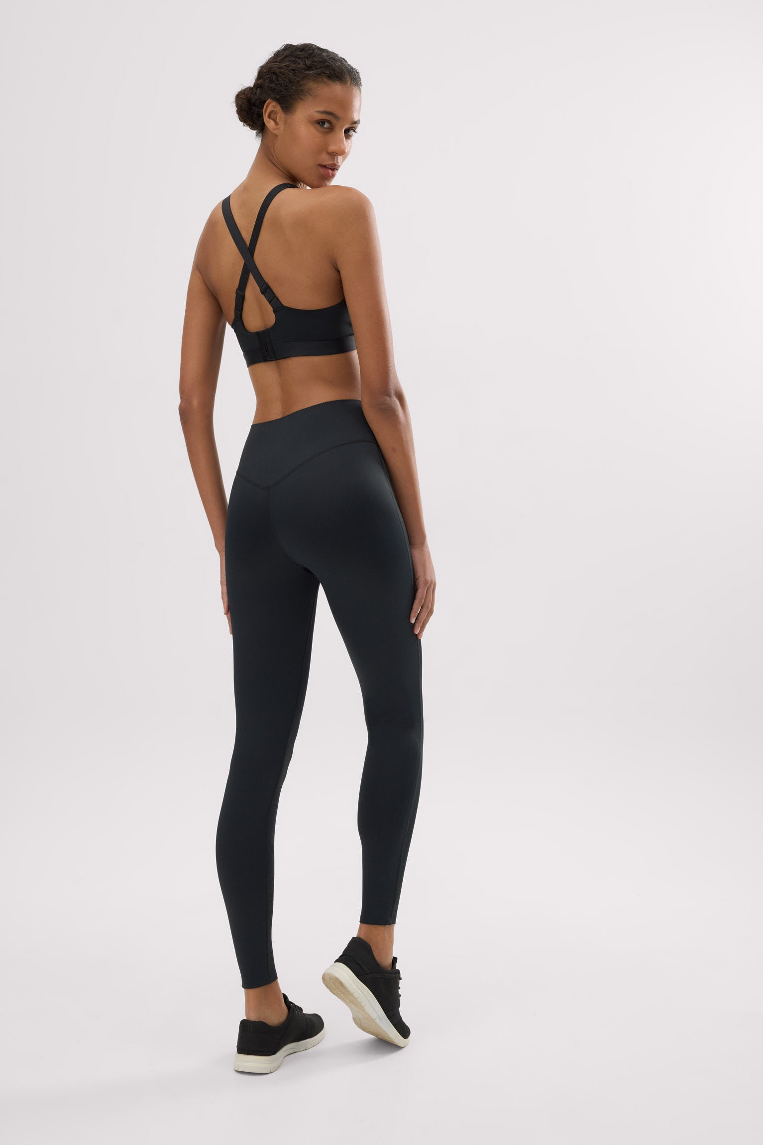 Legging de sport push-up compressif noir