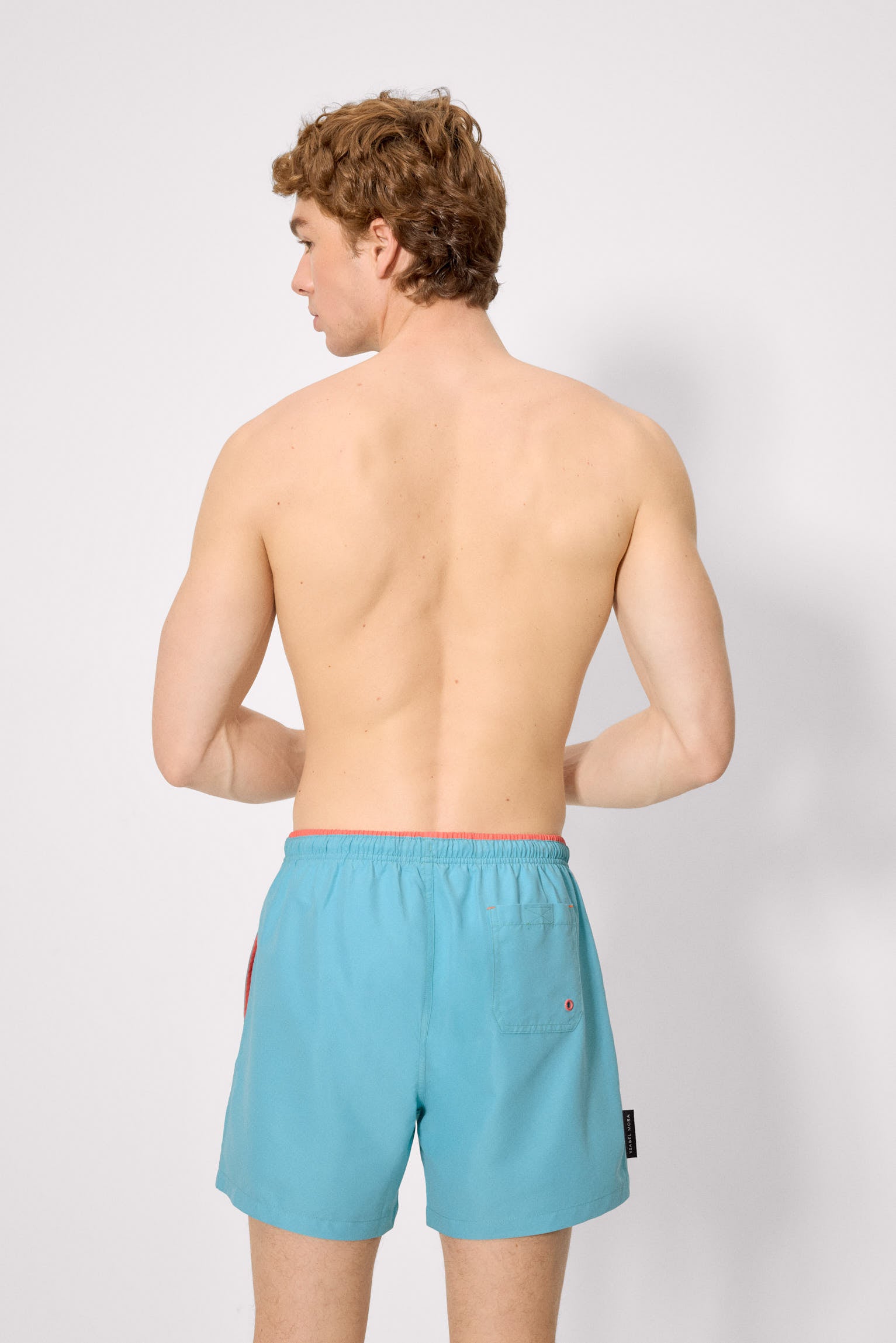 Bañador medio básico azul - Ysabel Mora