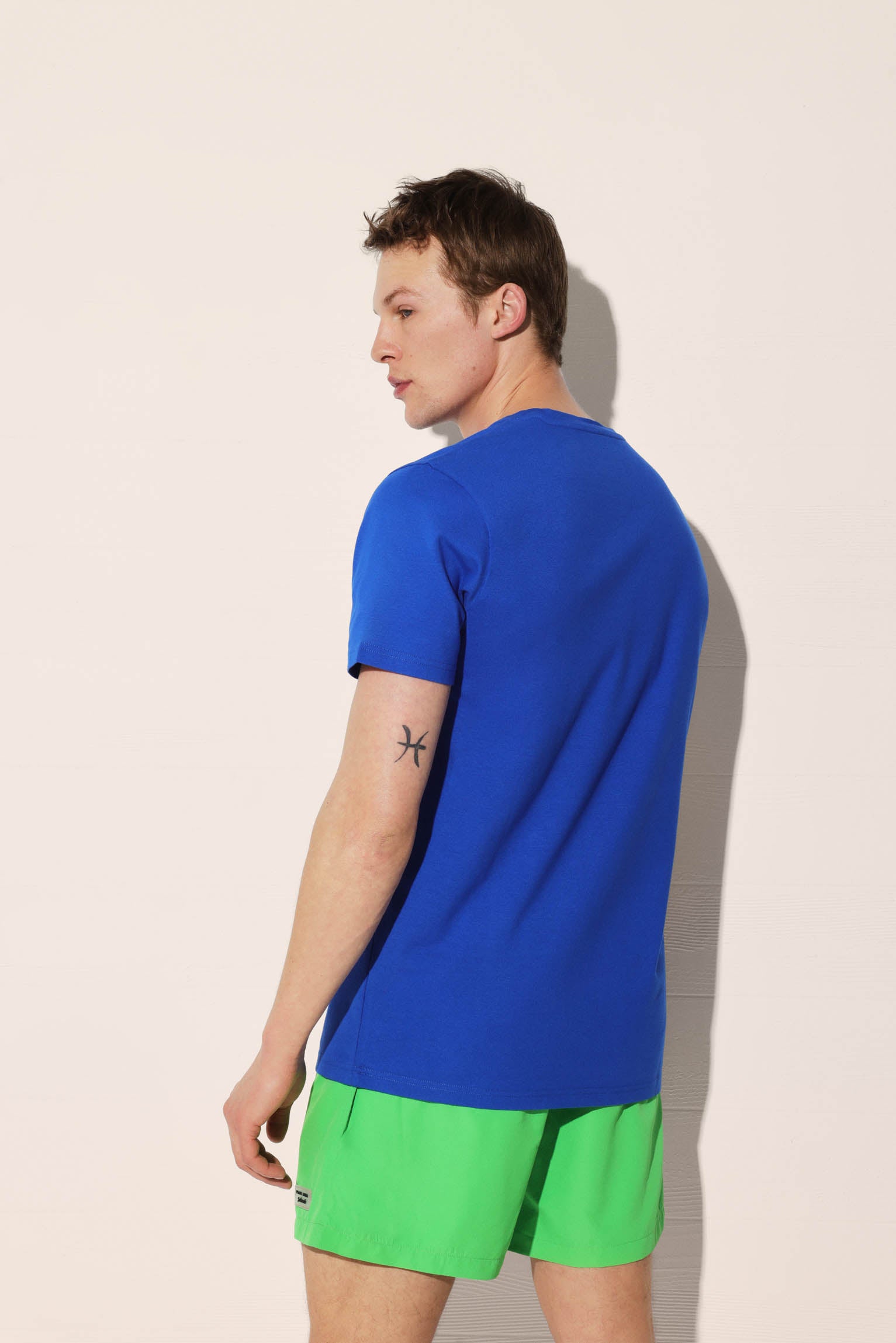 T-shirt imprimé thermique pour hommes