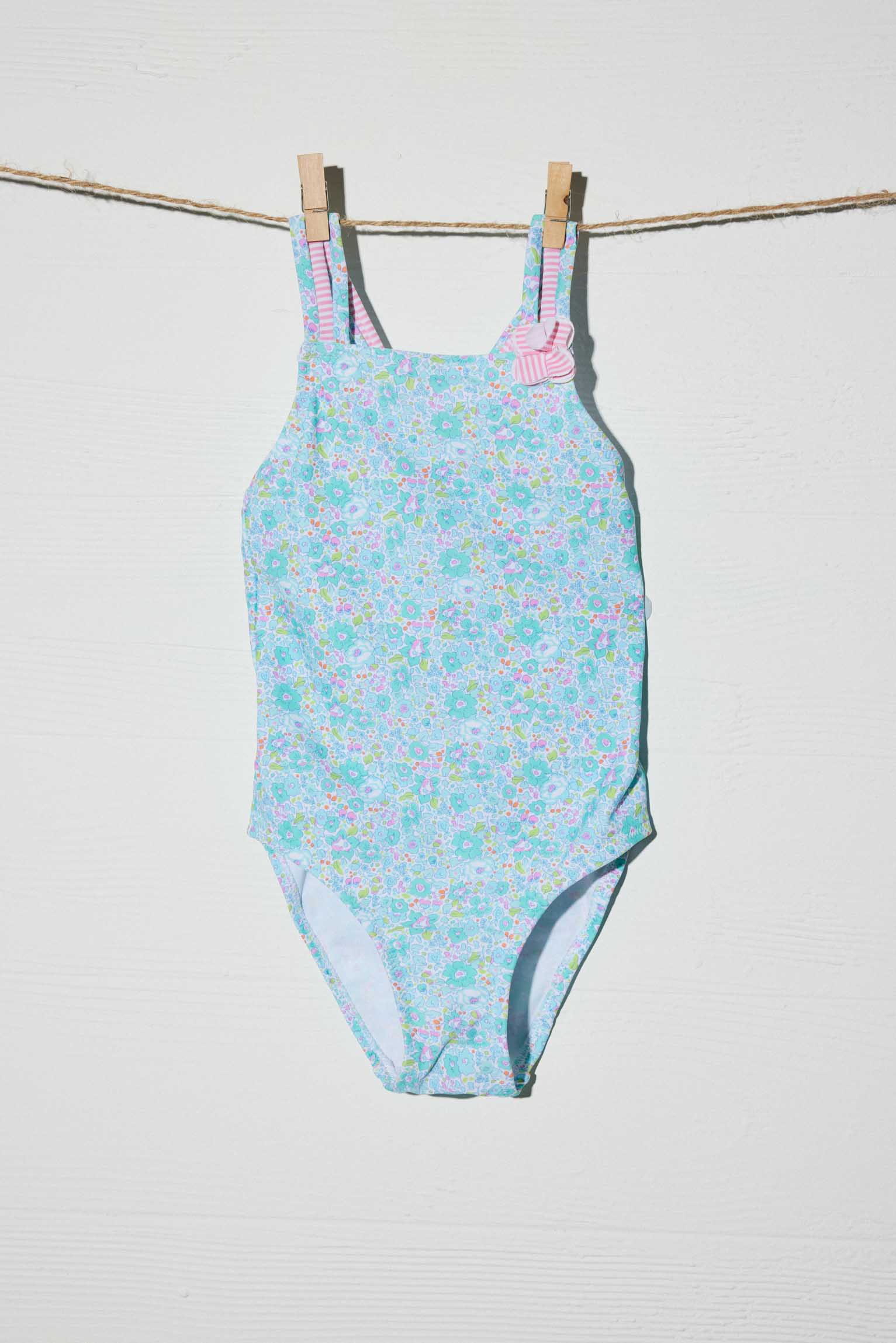 95094-plano1-banador-nina-estampado-flores-ysabel-mora - Azul