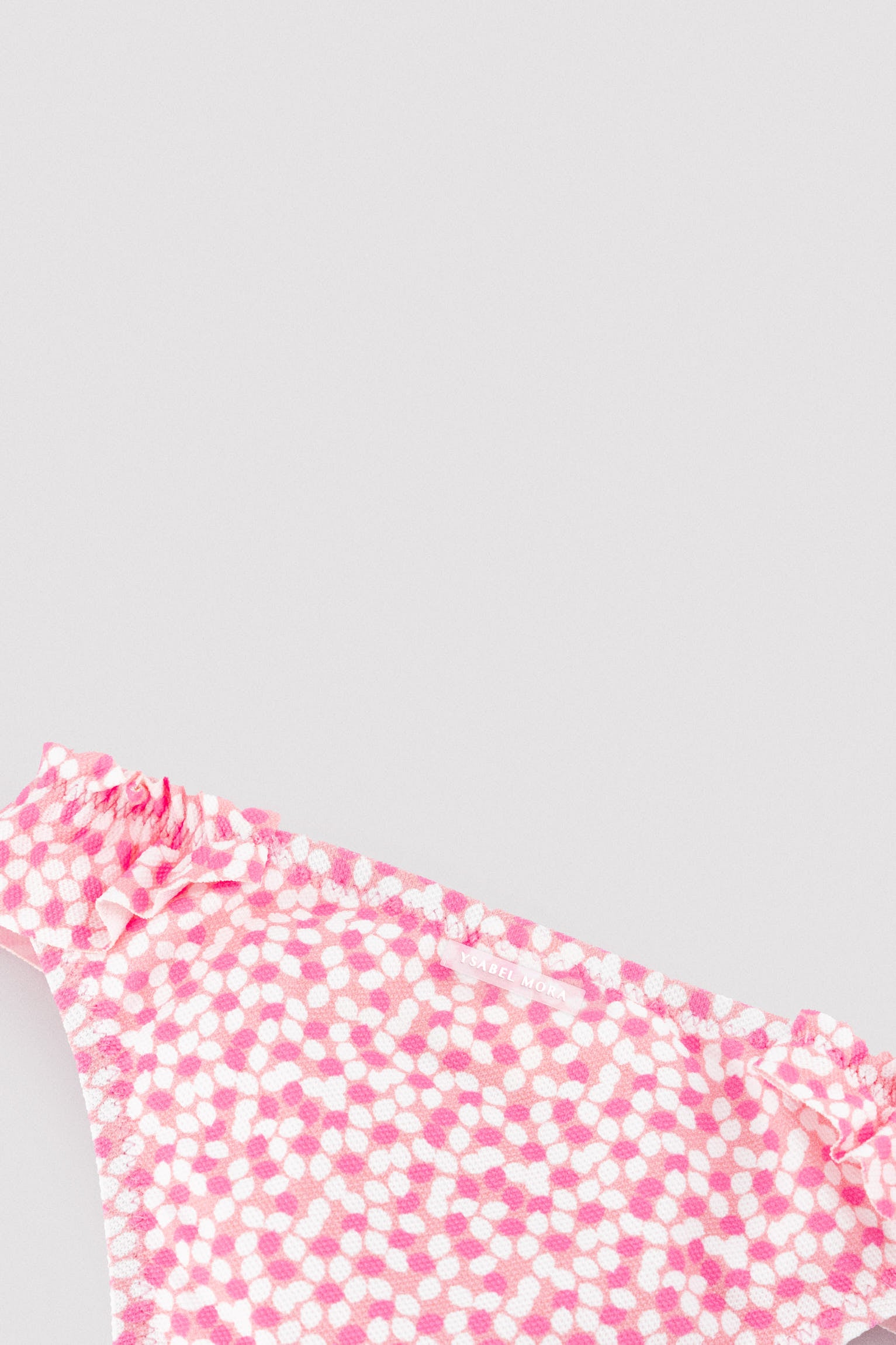 Bloomer texturé pour bébé avec détails imprimés à volants