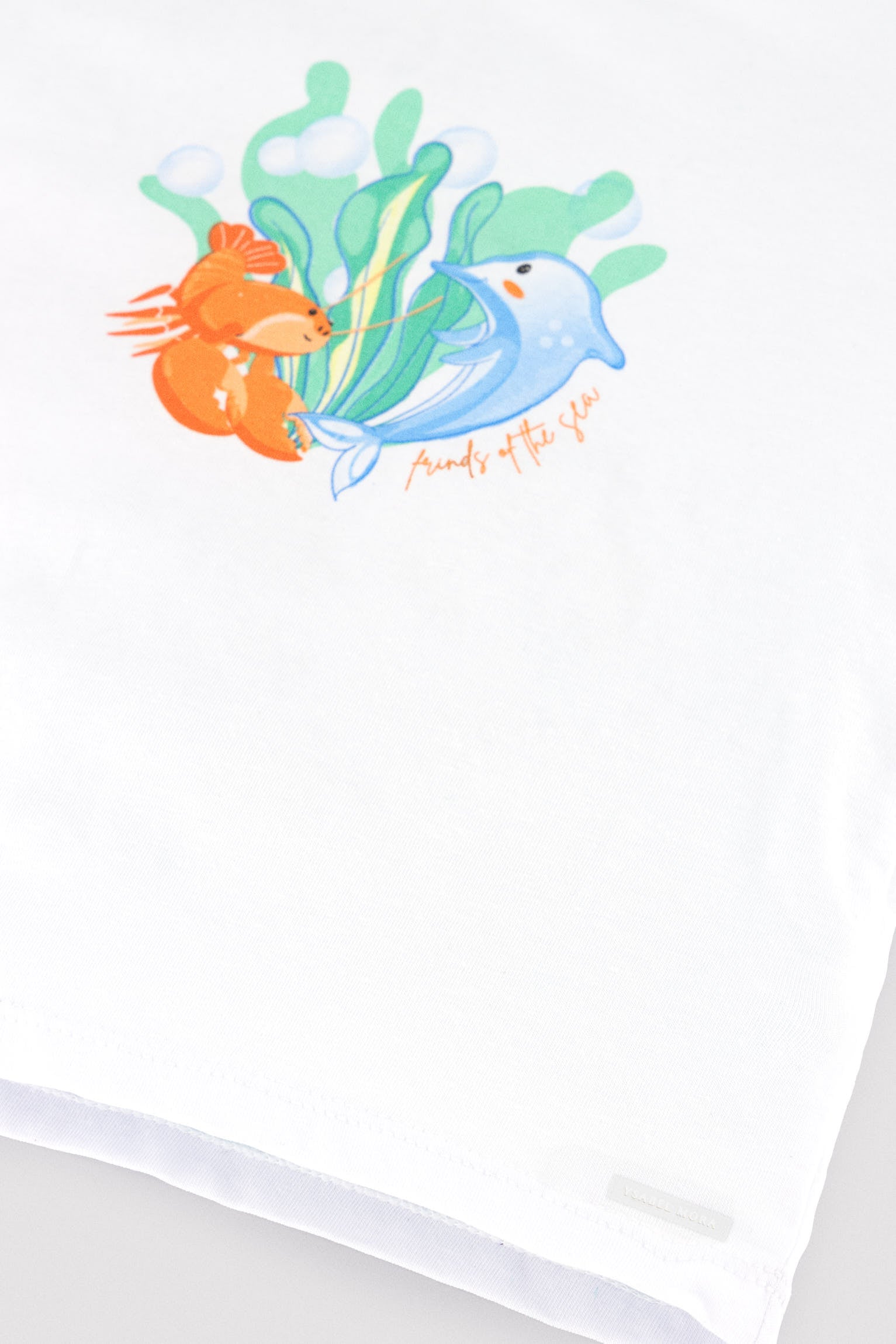 Ensemble bébé : T-shirt et caleçon à imprimé animaux marins