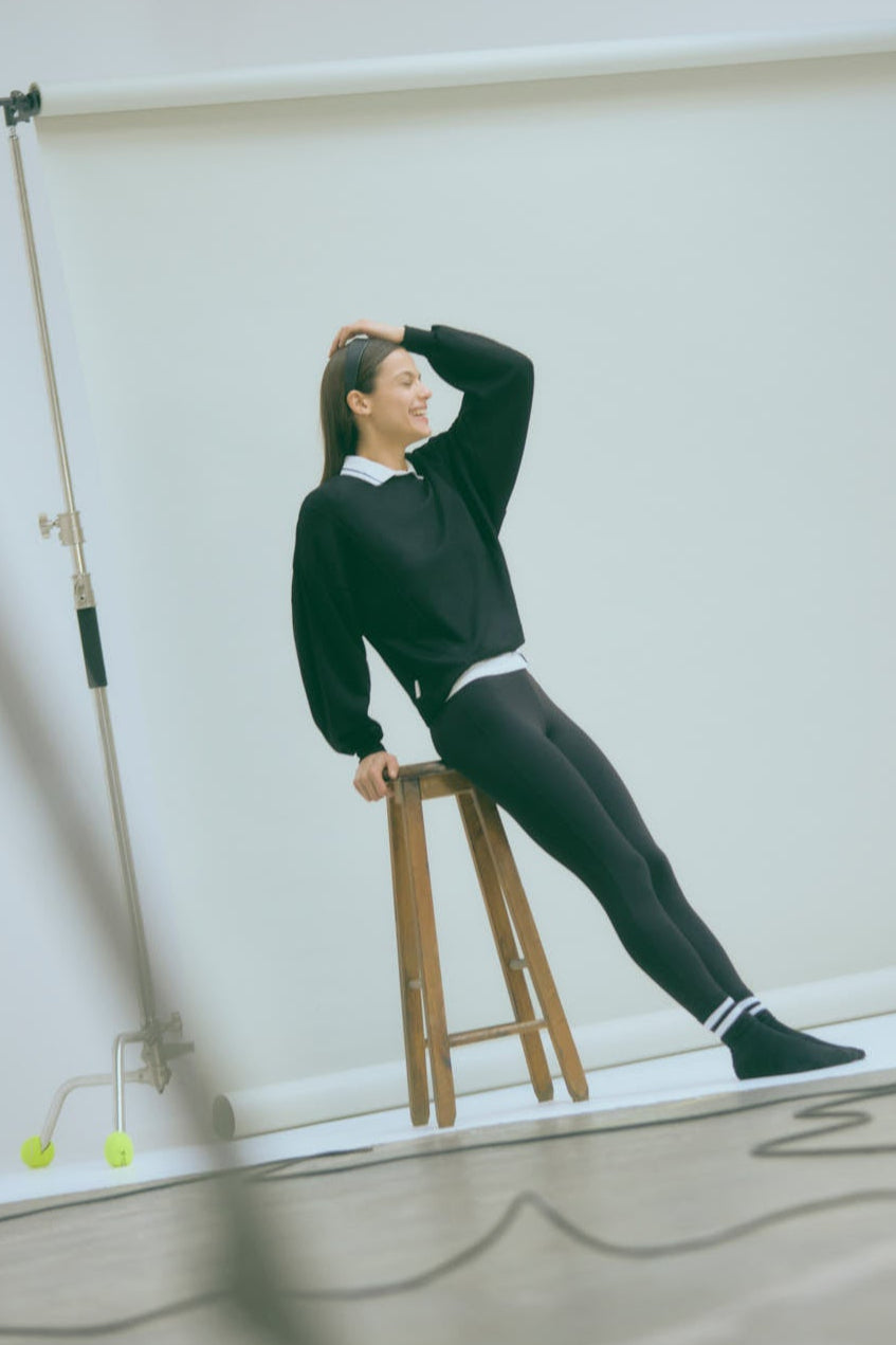Legging push-up noir gainant