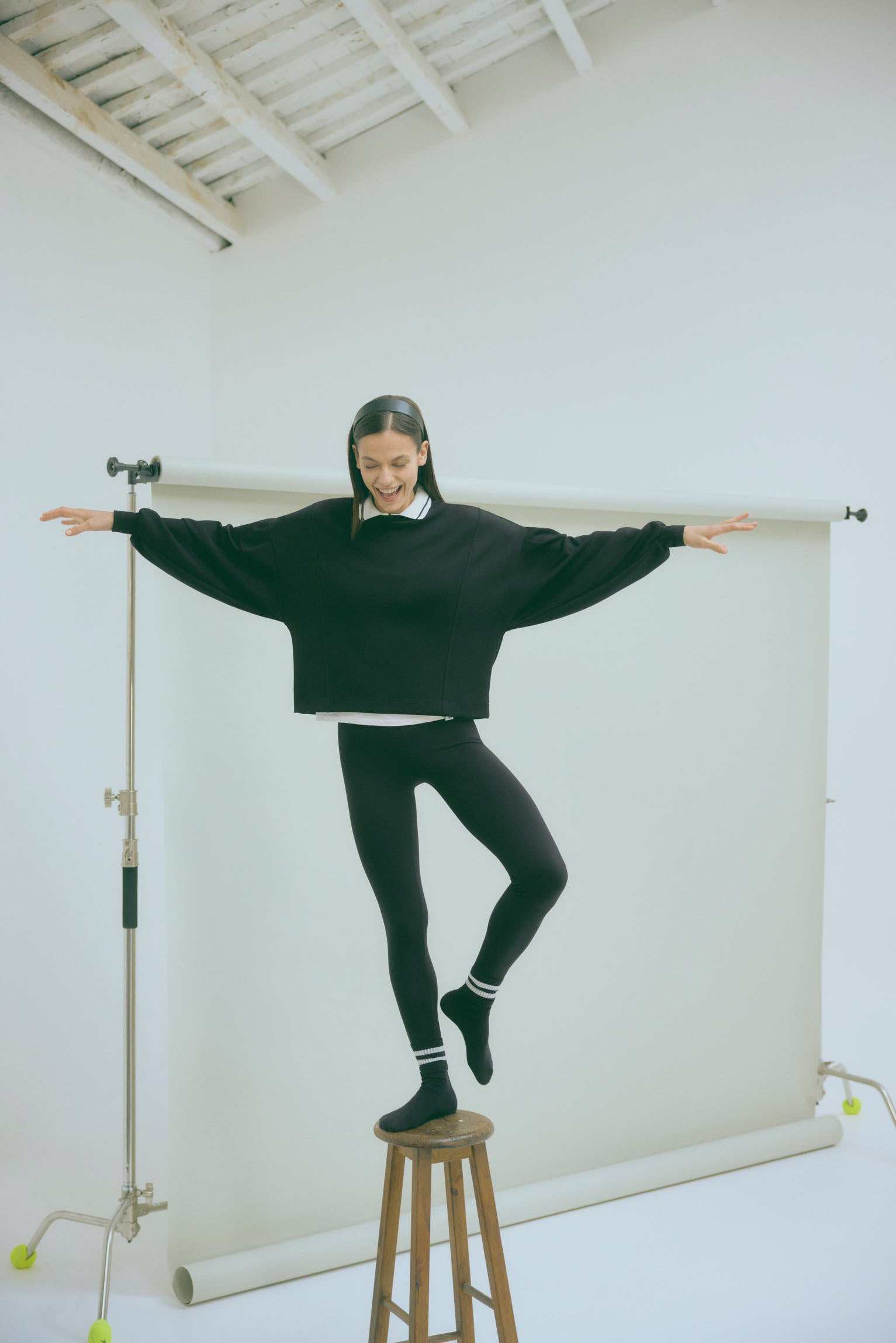 Legging push-up noir gainant