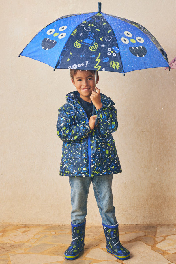 PRÉCOMMANDE Parapluie garçon imprimé monstres