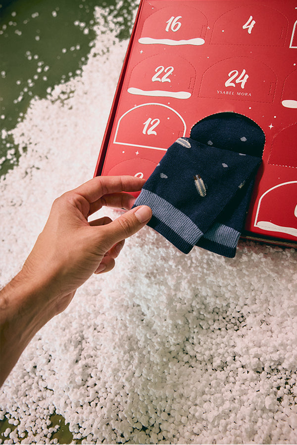 Calendrier de l'Avent 12 jours Chaussettes pour homme
