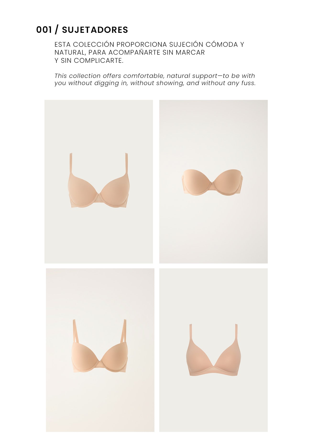 Sujetadores nomarks Paula Echevarría x Ysabel Mora