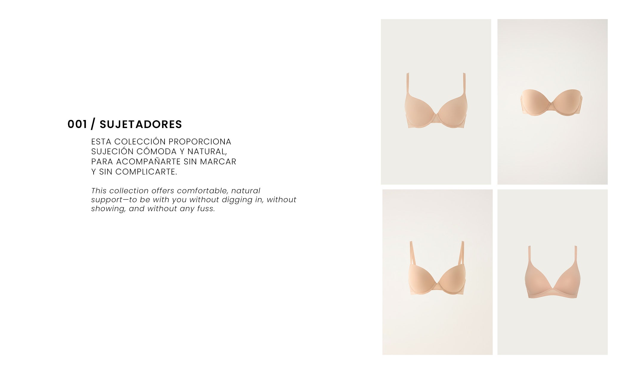 Sujetadores nomarks Paula Echevarría x Ysabel Mora