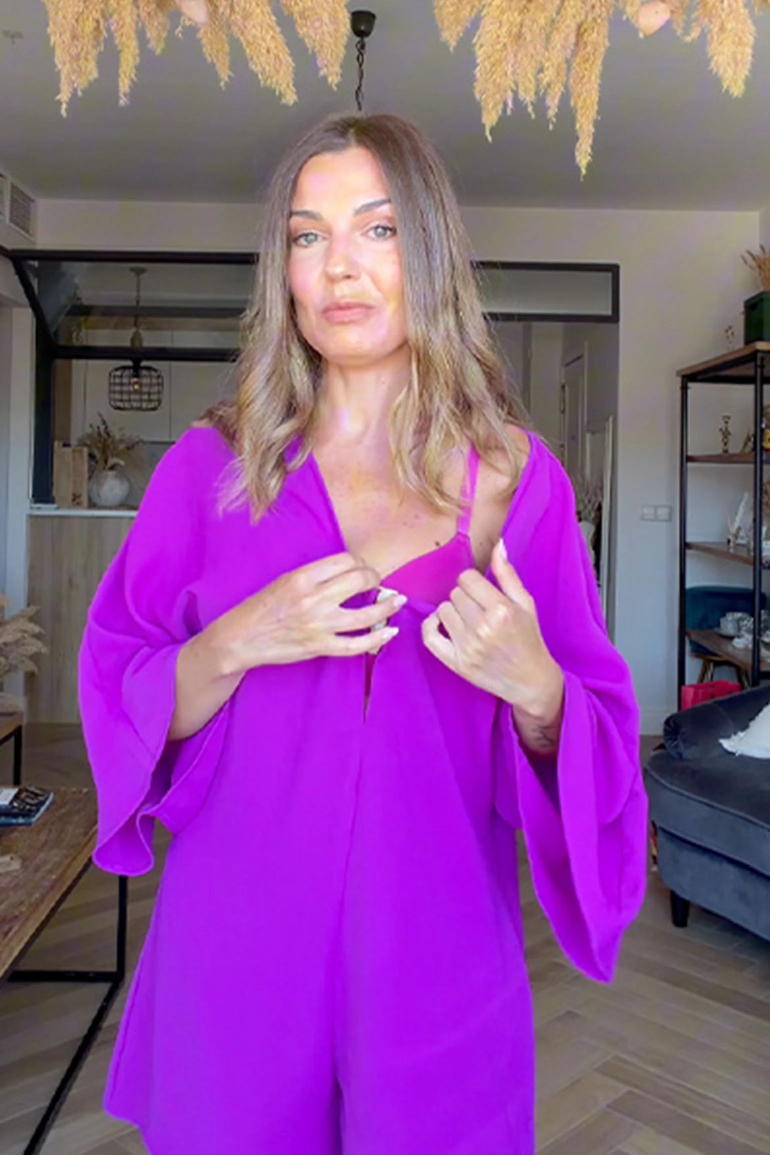 Ensemble de lingerie fuchsia @helenacueva