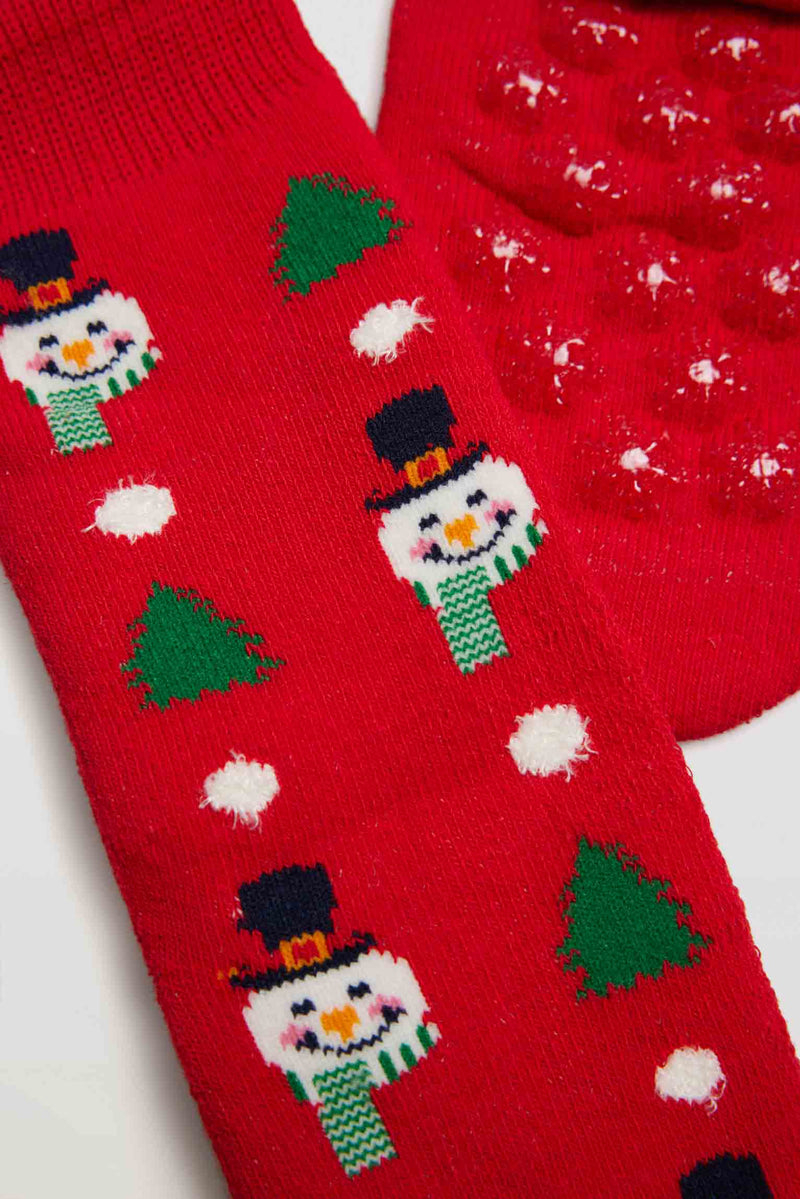 Chaussettes de Noël thermiques pour enfants paquets de 2