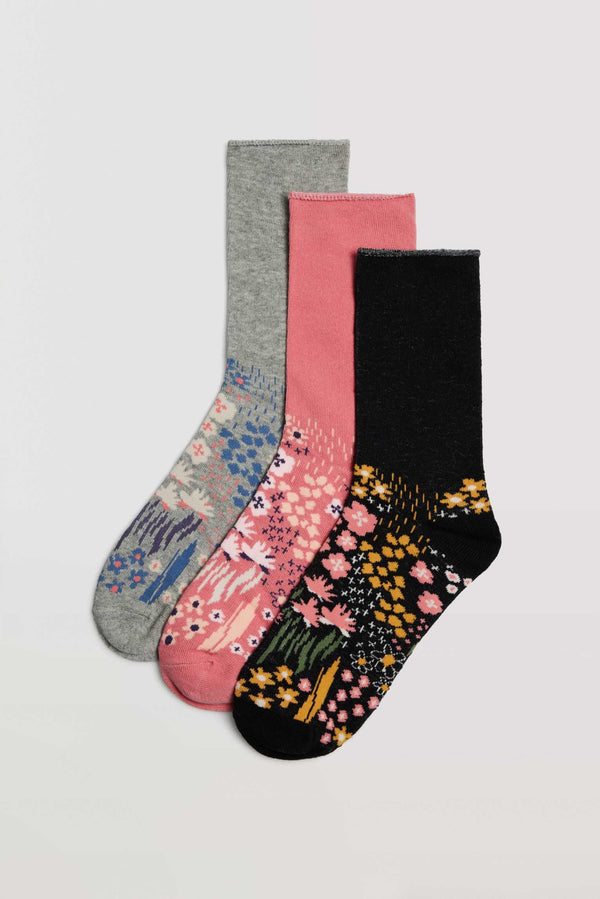 12877-pack-calcetines-mujer-ysabel-mora - Multicolor