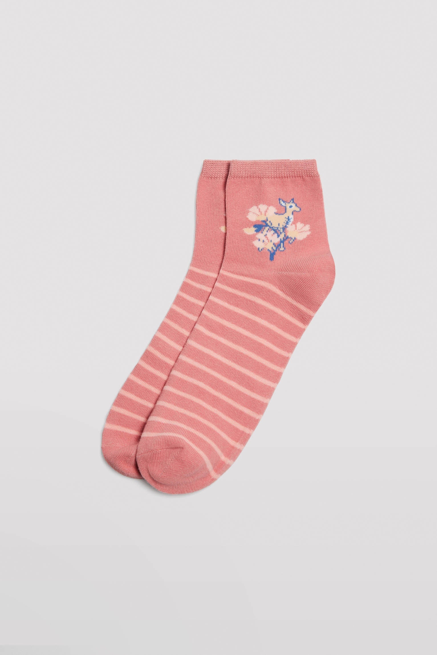 Chaussettes en coton imprimé lot de 4