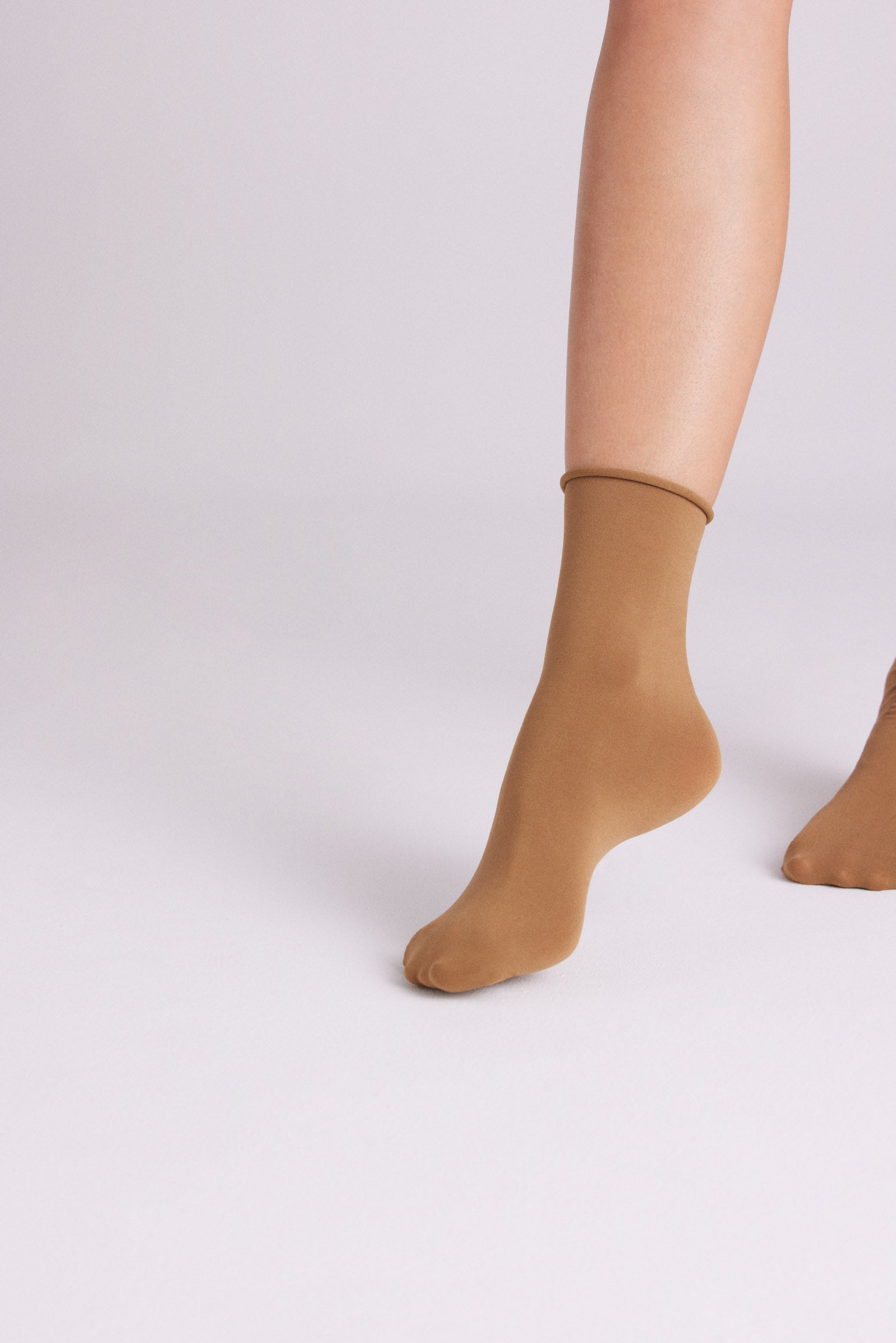 18124 1 calcetin tobillero 70 den - Beige