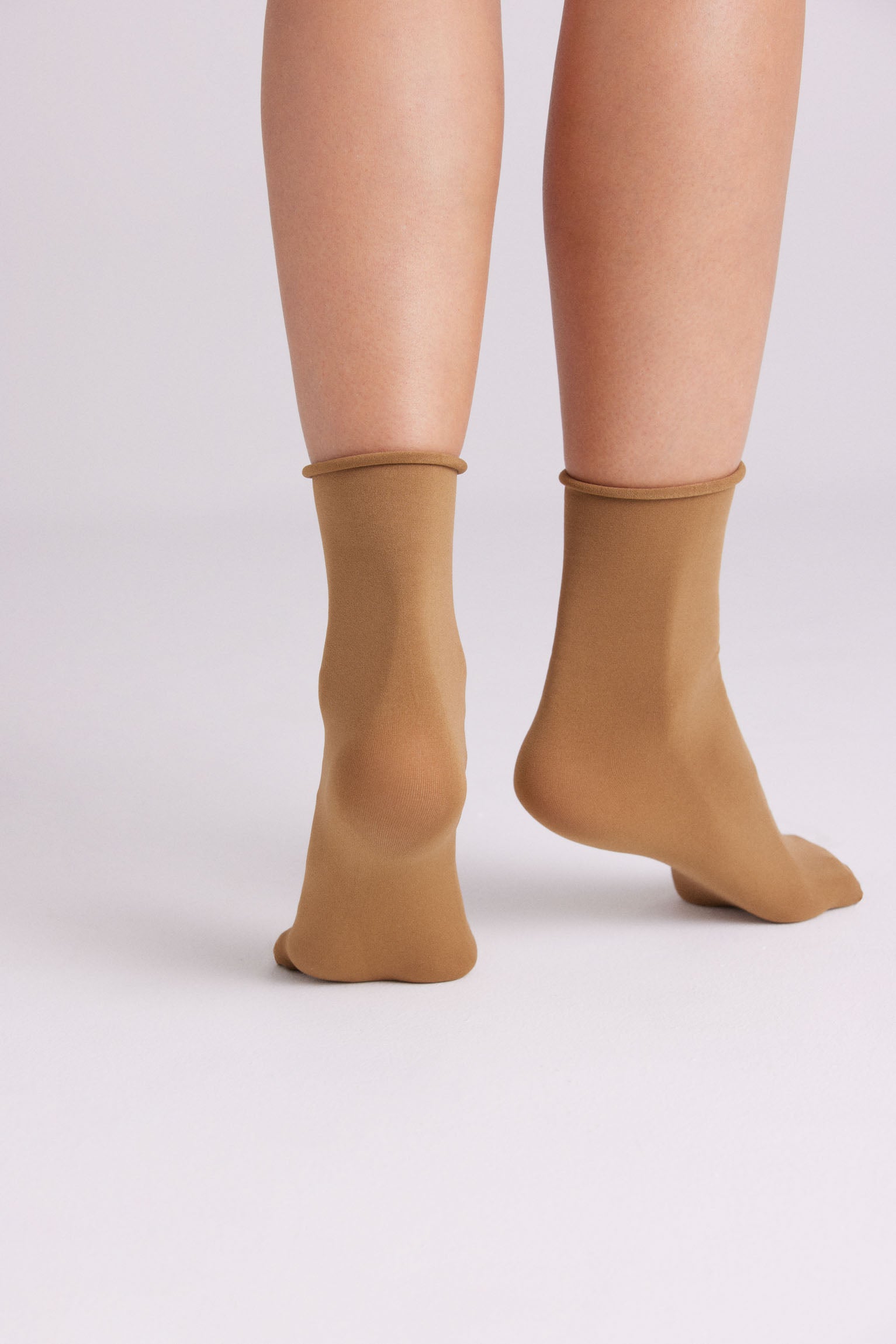 18124 1 calcetin tobillero 70 den - Beige