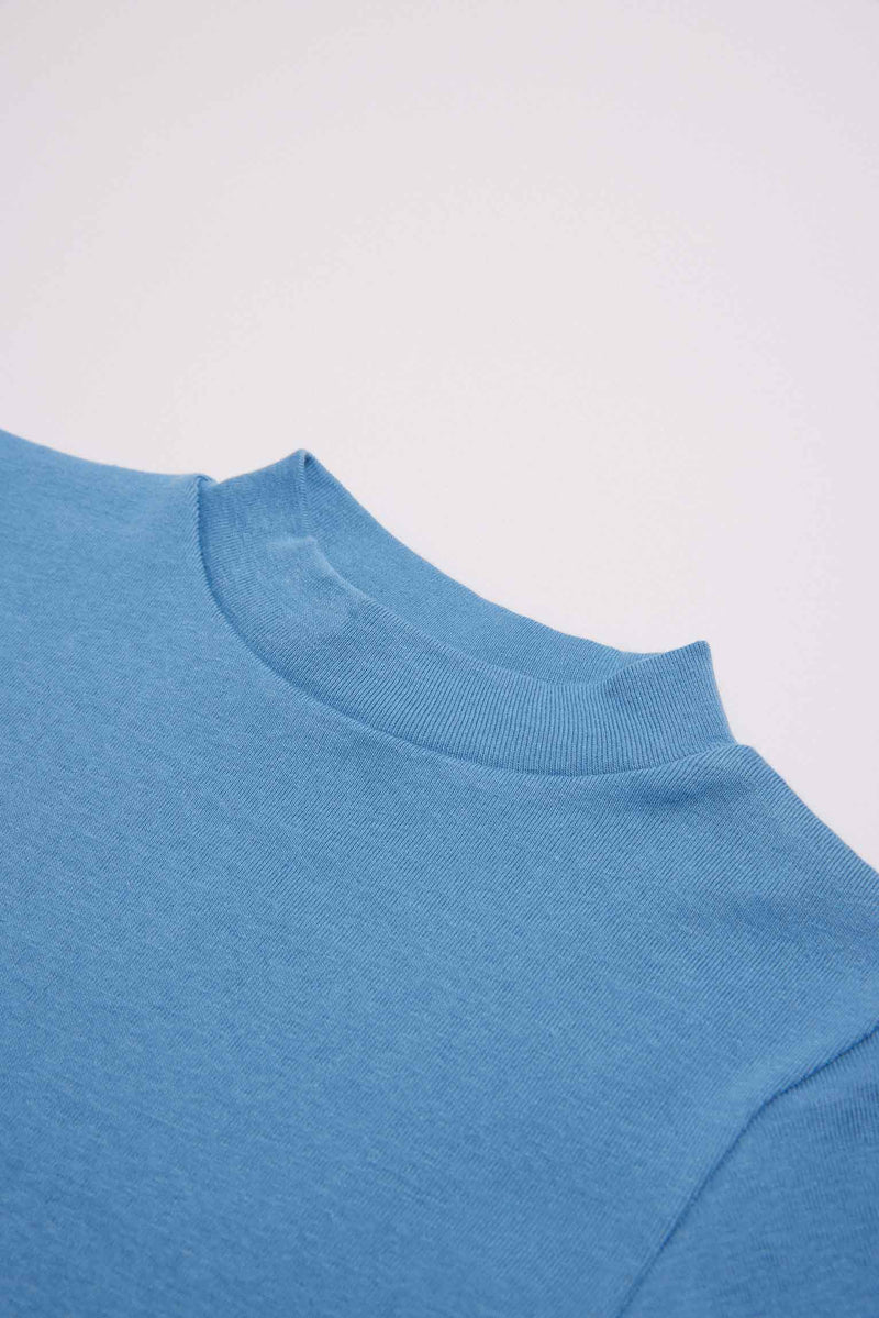 18308 2 camiseta interior manga larga niño - Azul